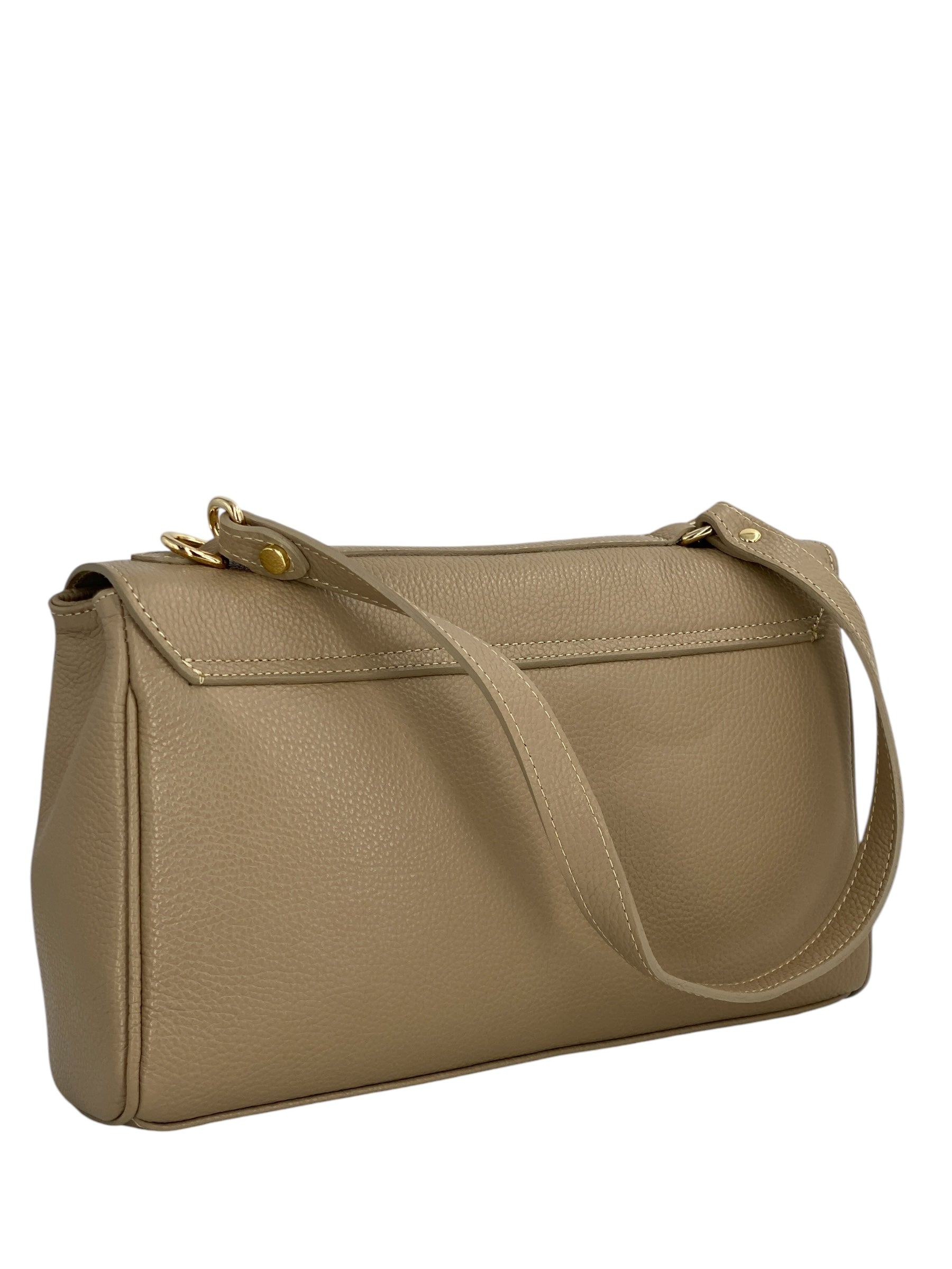 Flore – Damenhandtasche und Umhängetasche aus 100 % hochwertigem italienischen Kalbsleder