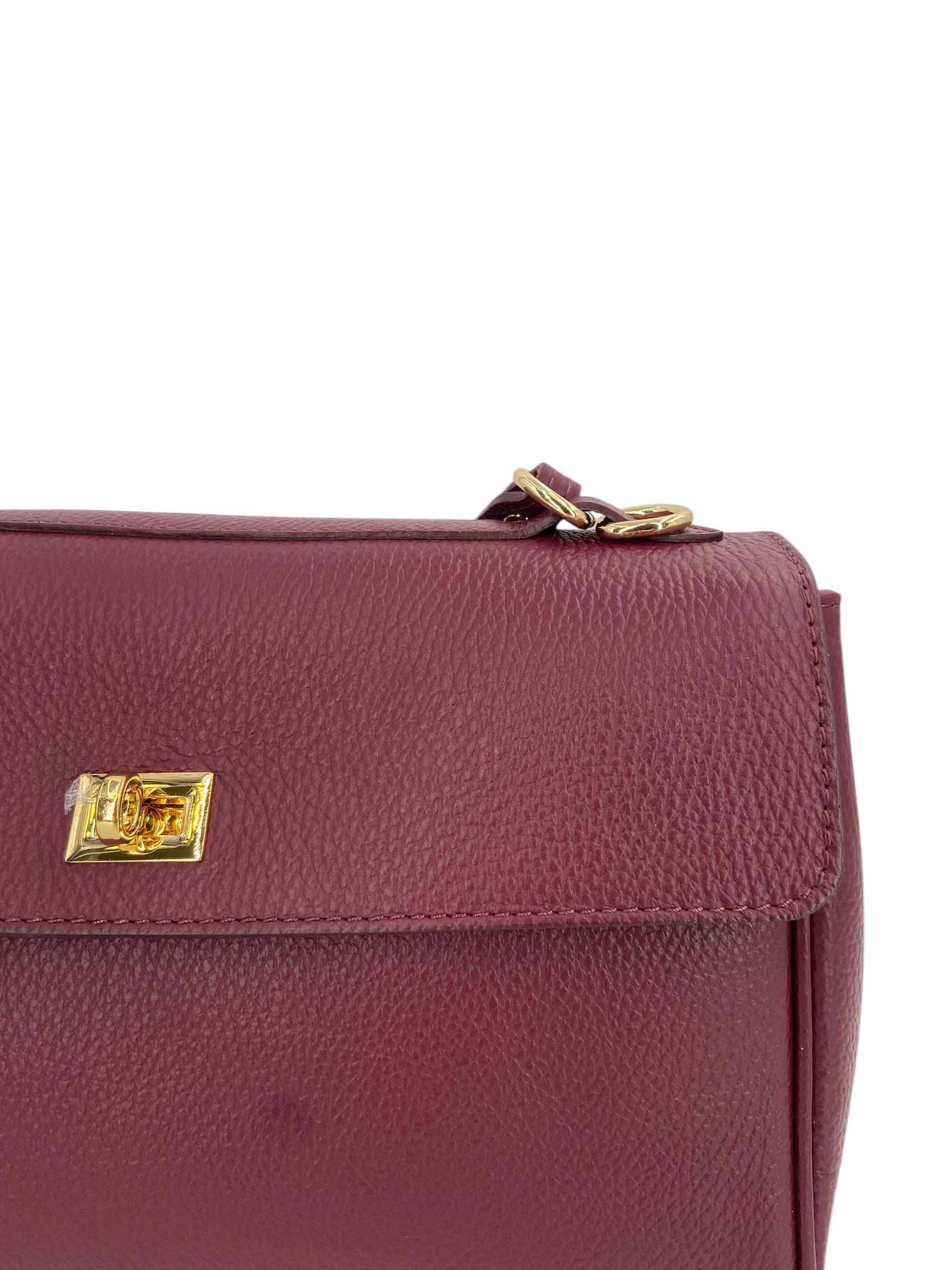 Flore – Damenhandtasche und Umhängetasche aus 100 % hochwertigem italienischen Kalbsleder