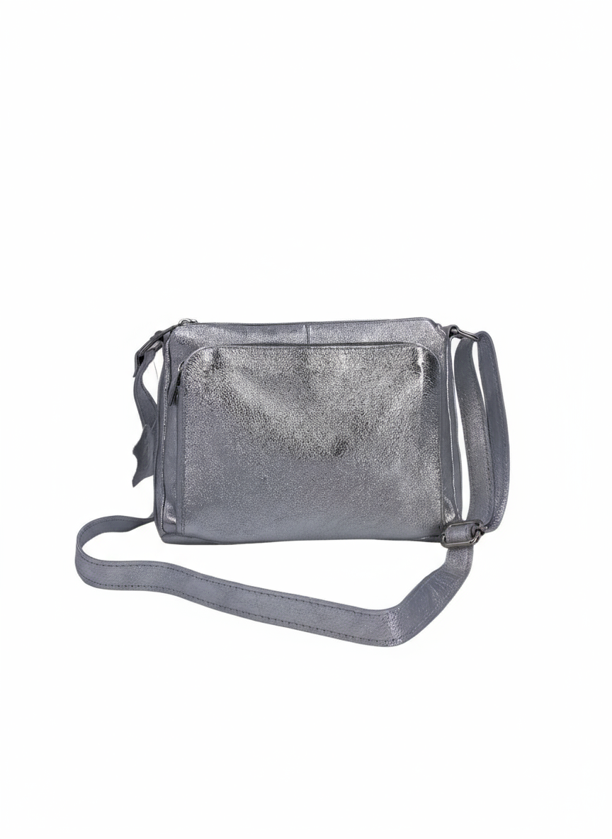Sabrine – Women's genuine Italian leather shoulder and crossbody bag with adjustable shoulder strap