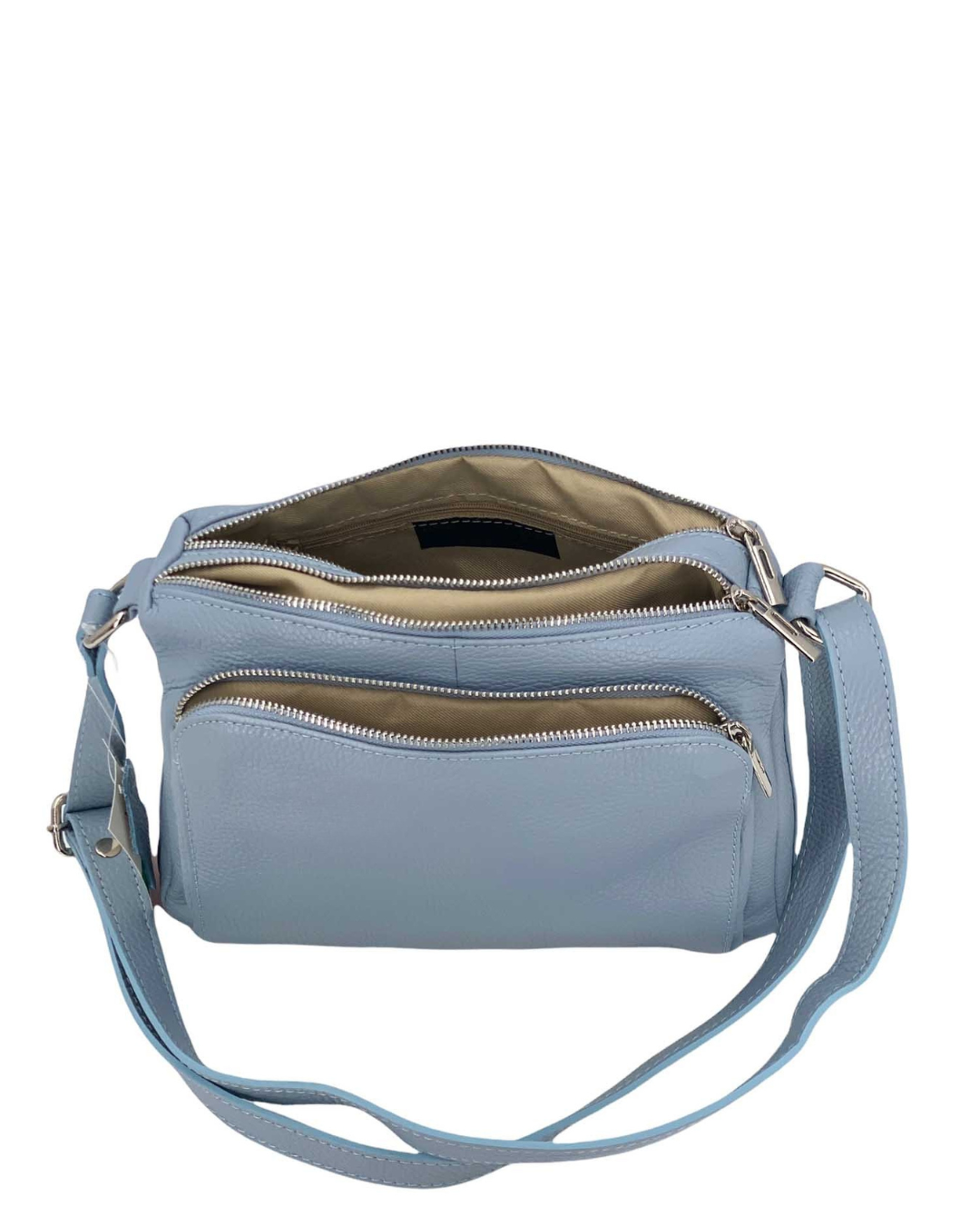 Sabrine – Women's genuine Italian leather shoulder and crossbody bag with adjustable shoulder strap