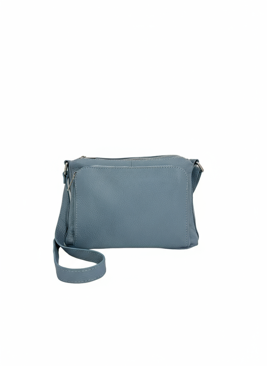 Sabrine – Women's genuine Italian leather shoulder and crossbody bag with adjustable shoulder strap