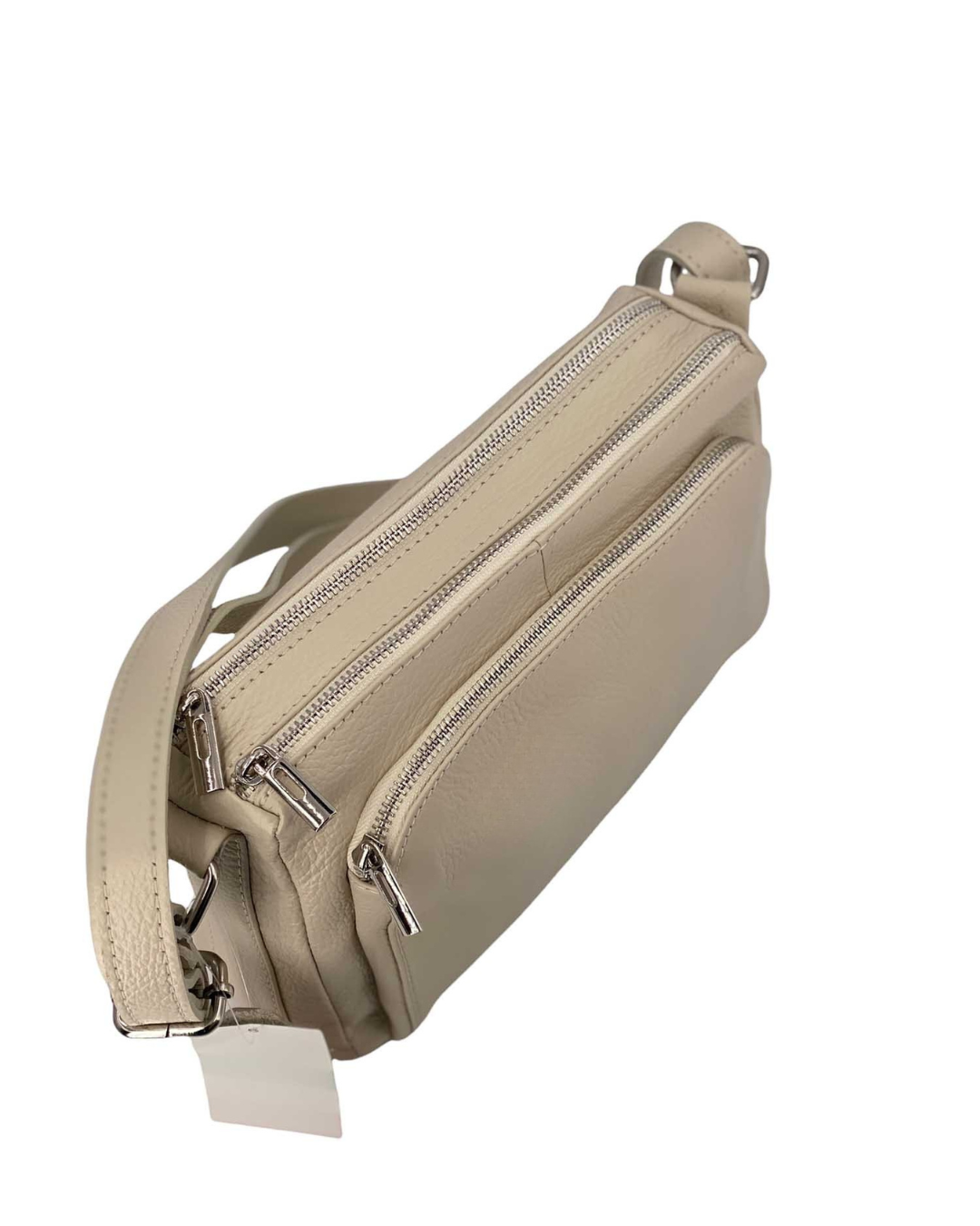 Sabrine – Women's genuine Italian leather shoulder and crossbody bag with adjustable shoulder strap