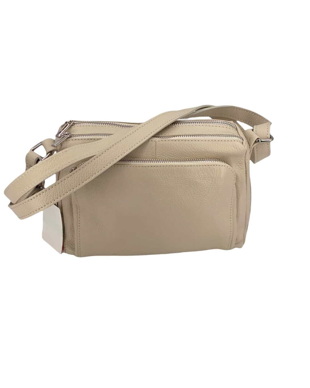 Sabrine – Women's genuine Italian leather shoulder and crossbody bag with adjustable shoulder strap