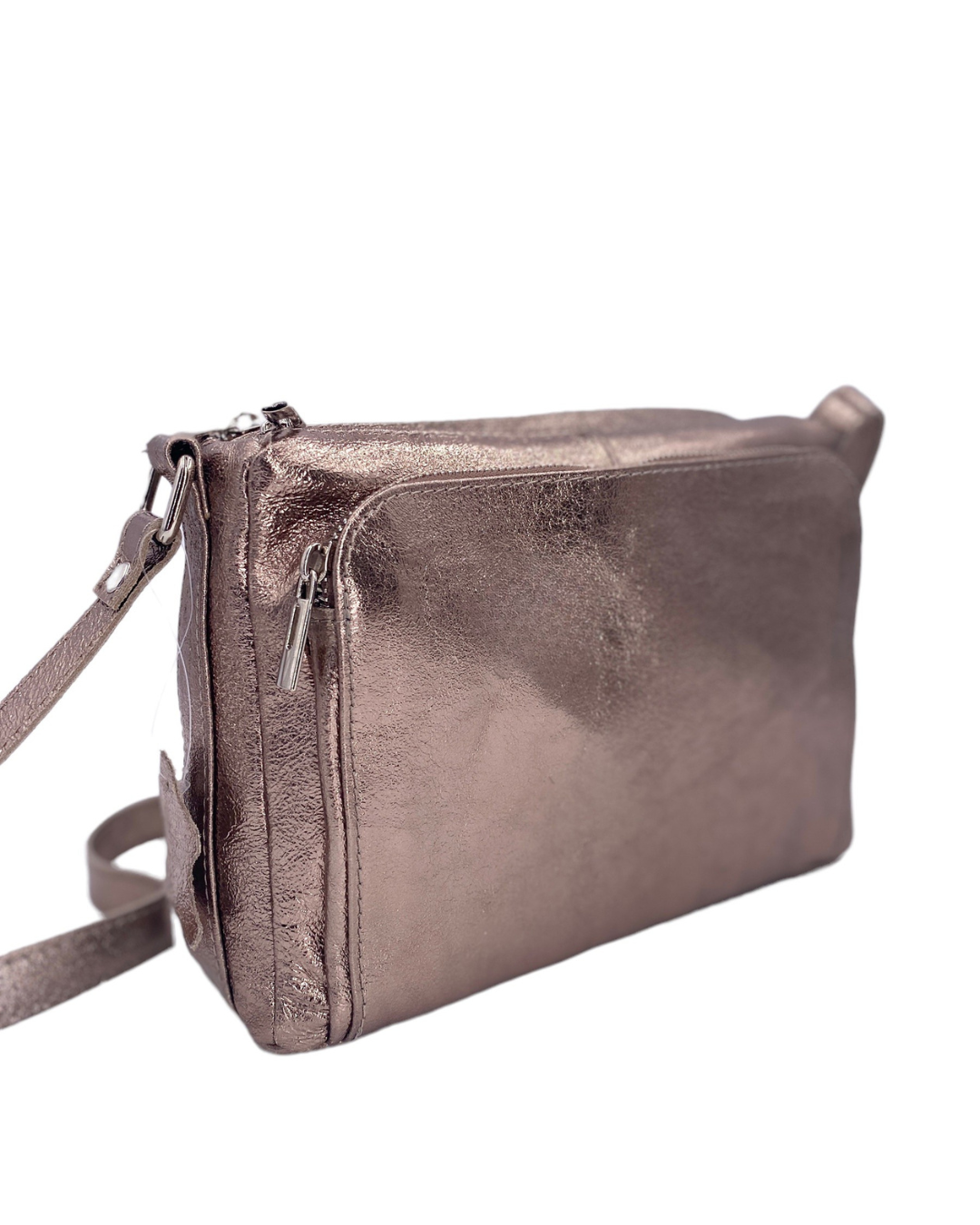 Sabrine – Women's genuine Italian leather shoulder and crossbody bag with adjustable shoulder strap