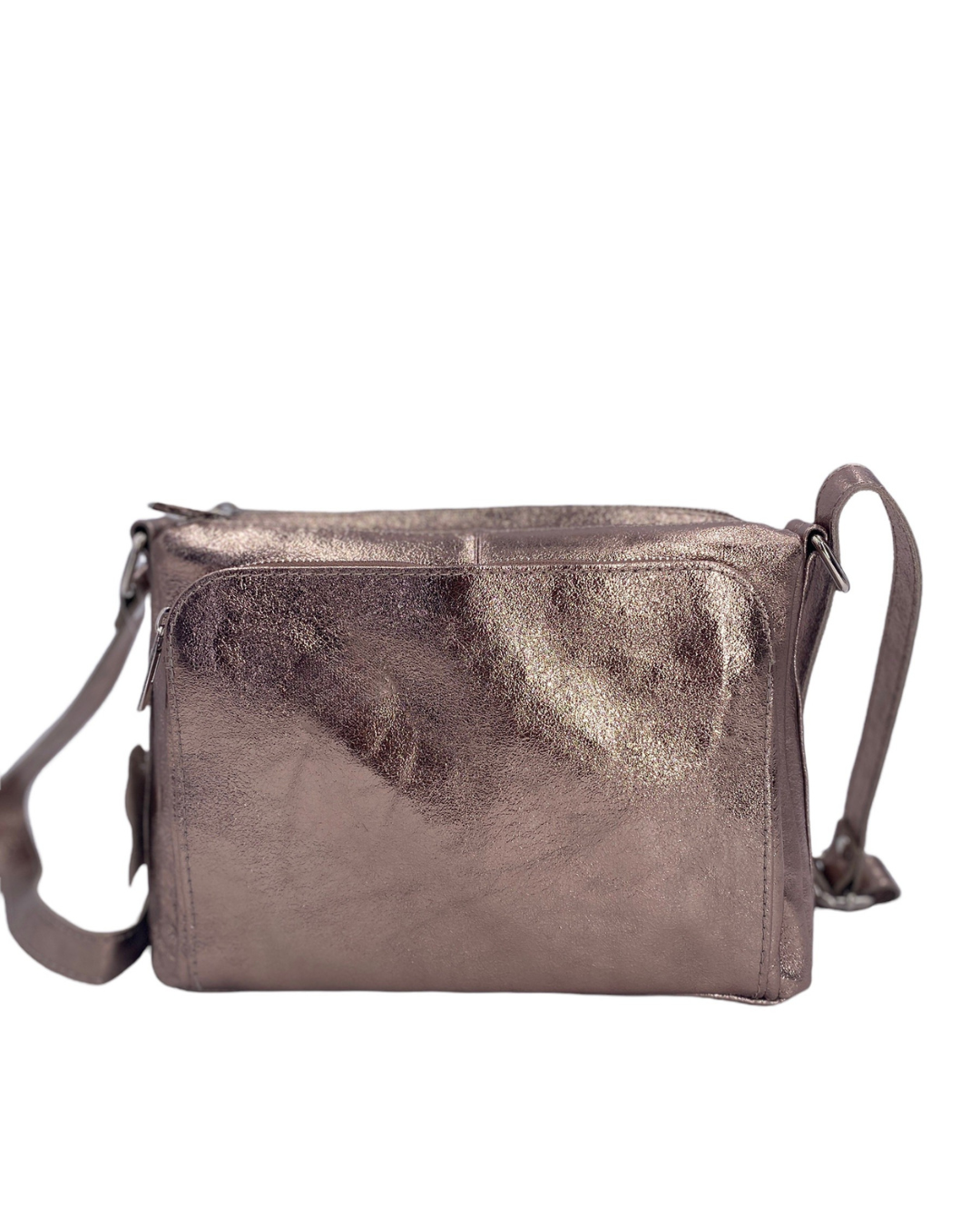 Sabrine – Women's genuine Italian leather shoulder and crossbody bag with adjustable shoulder strap