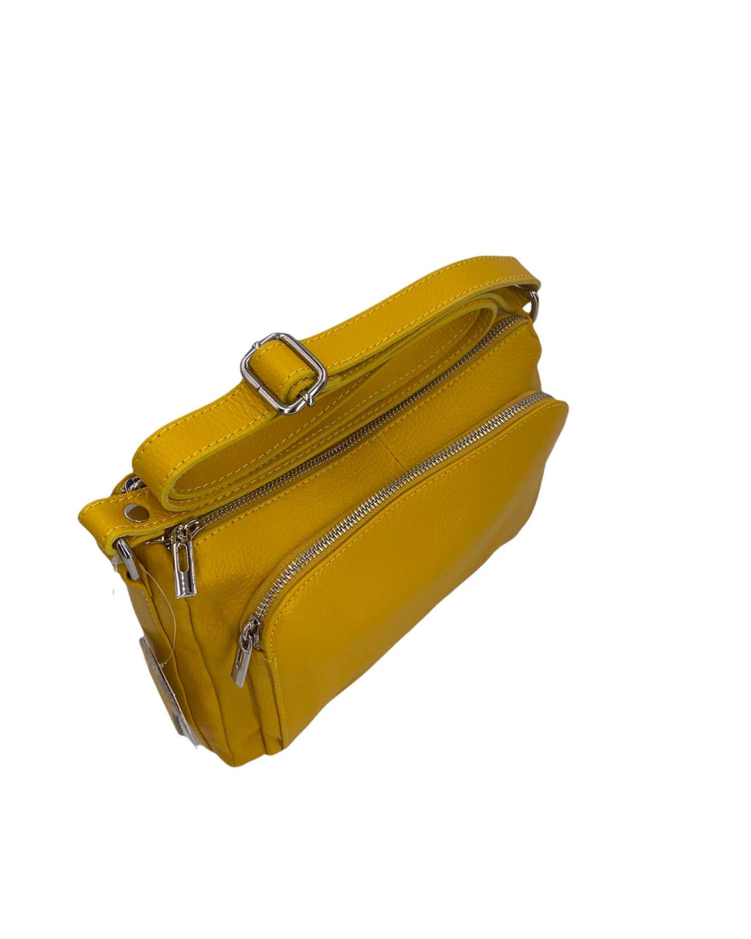 Sabrine – Women's genuine Italian leather shoulder and crossbody bag with adjustable shoulder strap