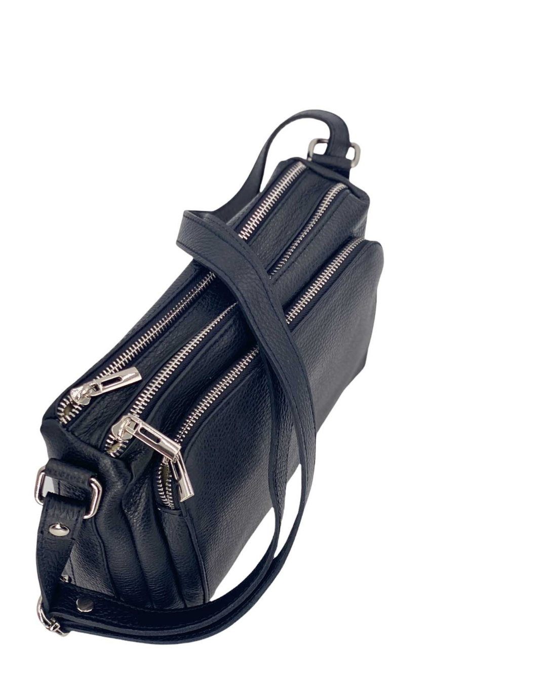 Sabrine – Women's genuine Italian leather shoulder and crossbody bag with adjustable shoulder strap