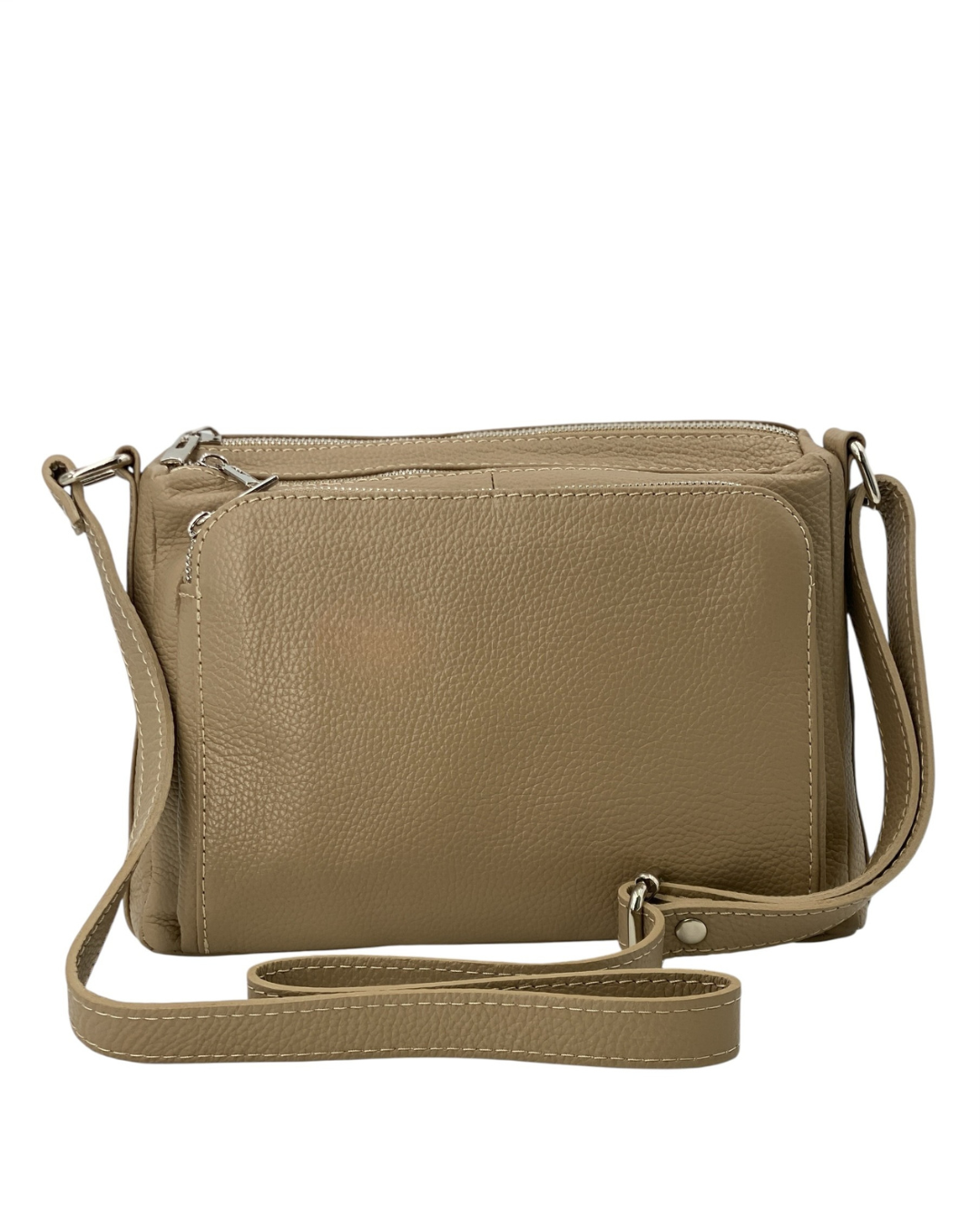 Sabrine – Women's genuine Italian leather shoulder and crossbody bag with adjustable shoulder strap