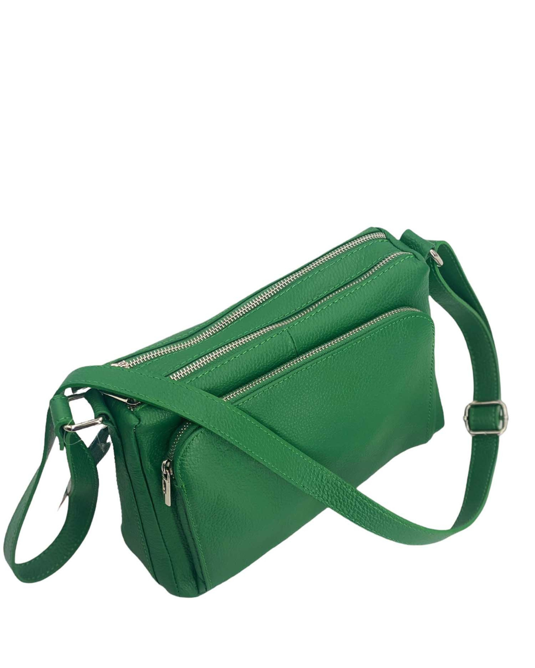 Sabrine – Women's genuine Italian leather shoulder and crossbody bag with adjustable shoulder strap