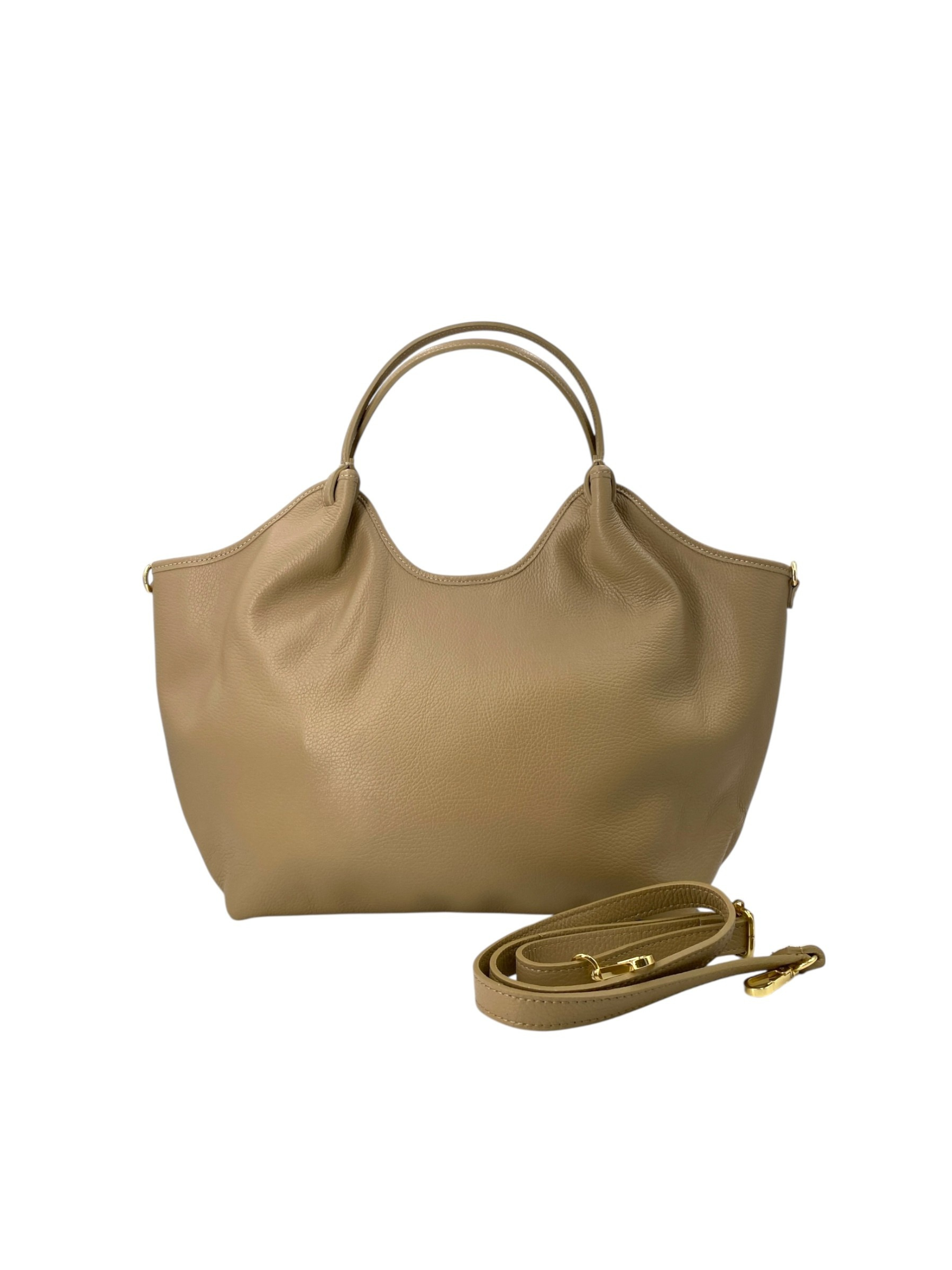 Sophie – Women's handbag, shoulder bag and crossbody bag in genuine Italian leather with large central compartment
