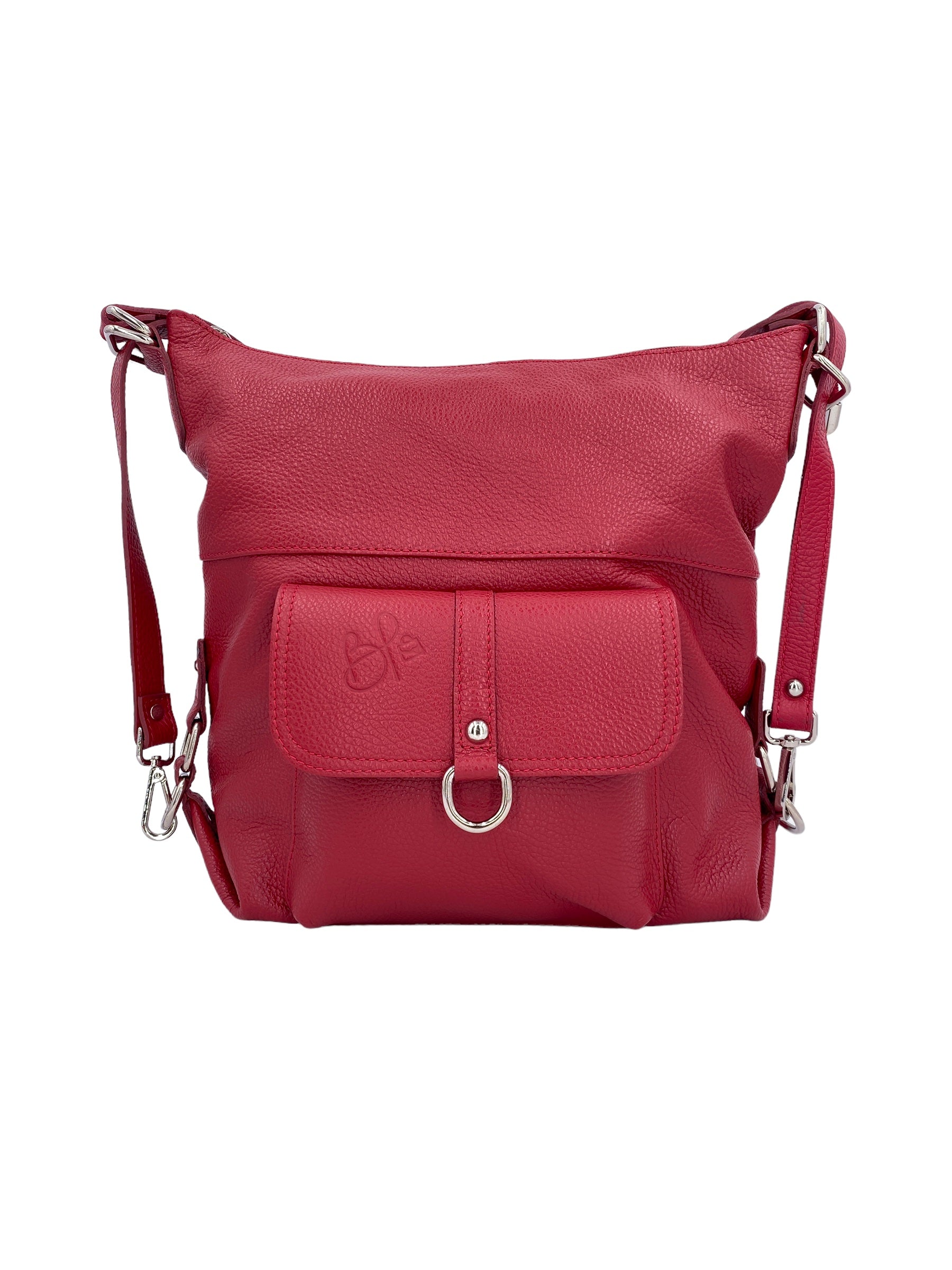Romy – Borsa in Pelle Trasformabile a Spalla e Zaino