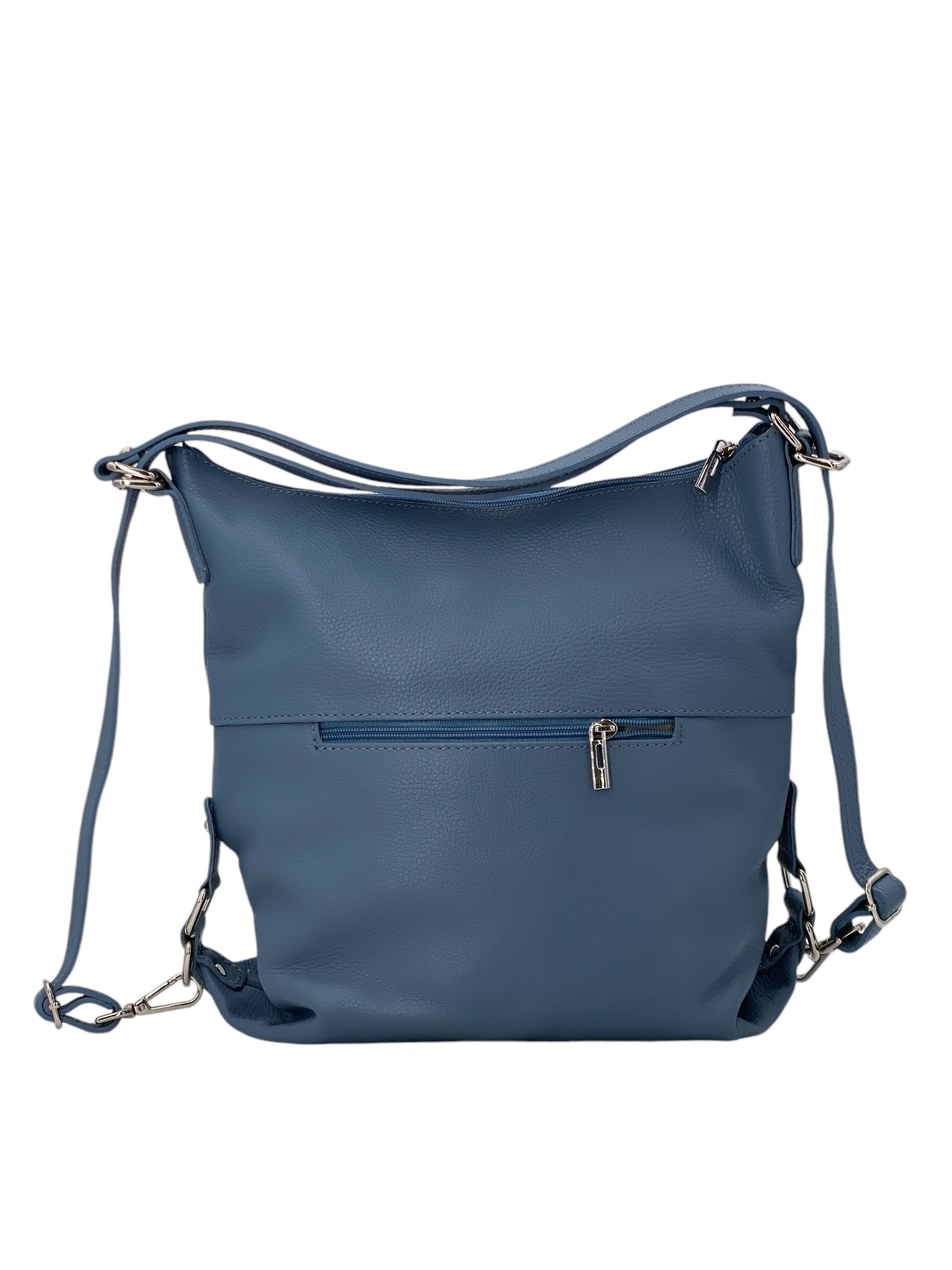 Romy – Borsa in Pelle Trasformabile a Spalla e Zaino