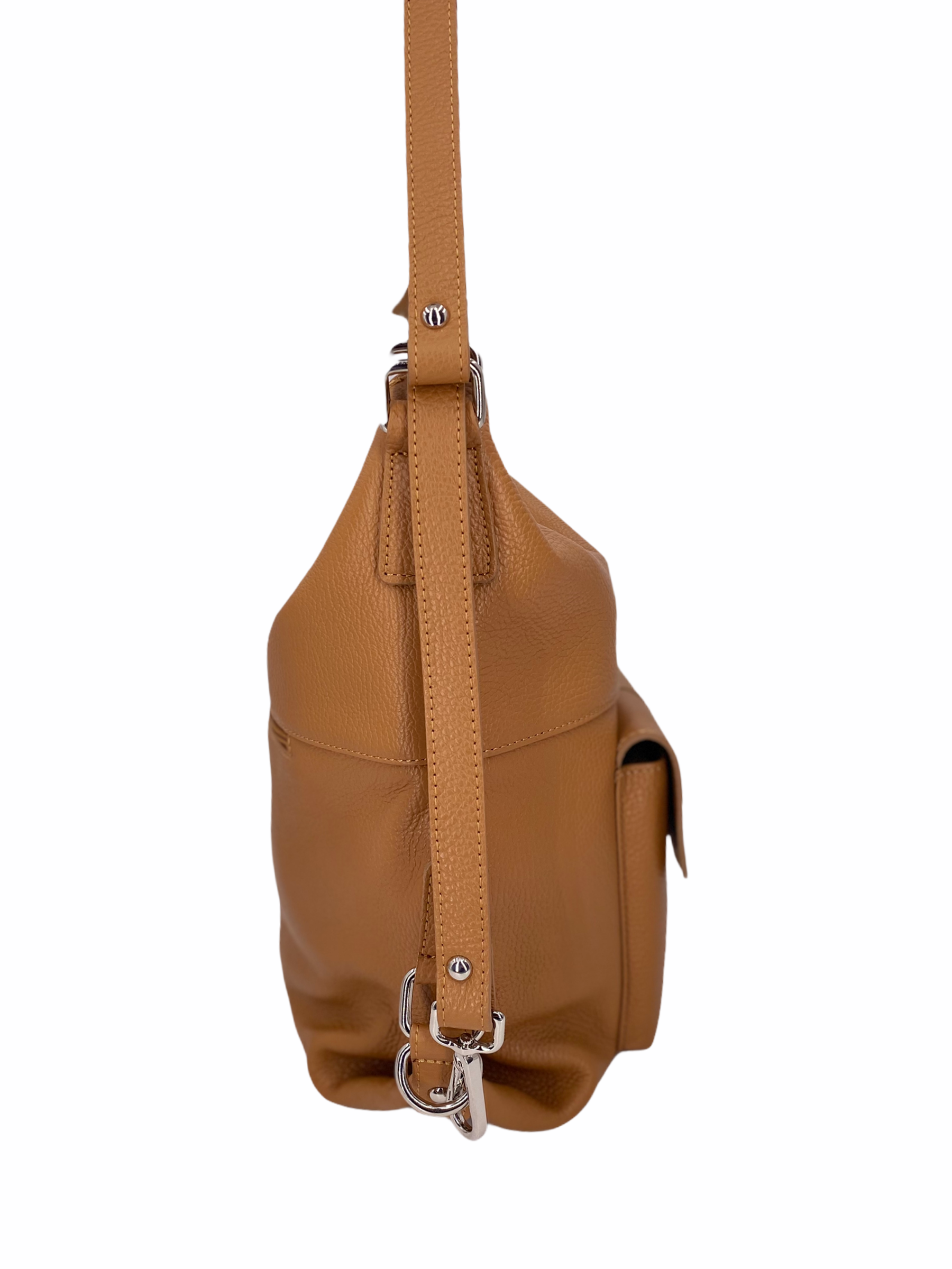 Romy – Borsa in Pelle Trasformabile a Spalla e Zaino