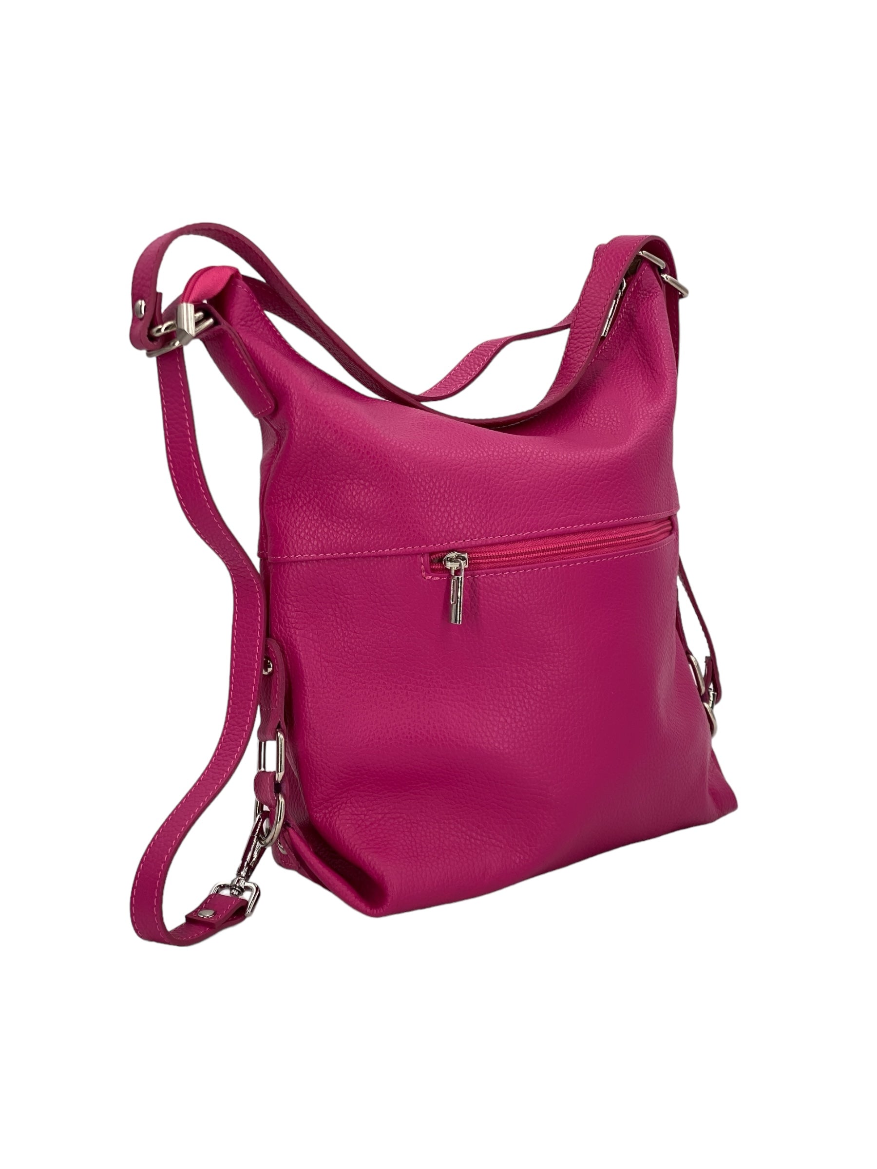 Romy – Borsa in Pelle Trasformabile a Spalla e Zaino