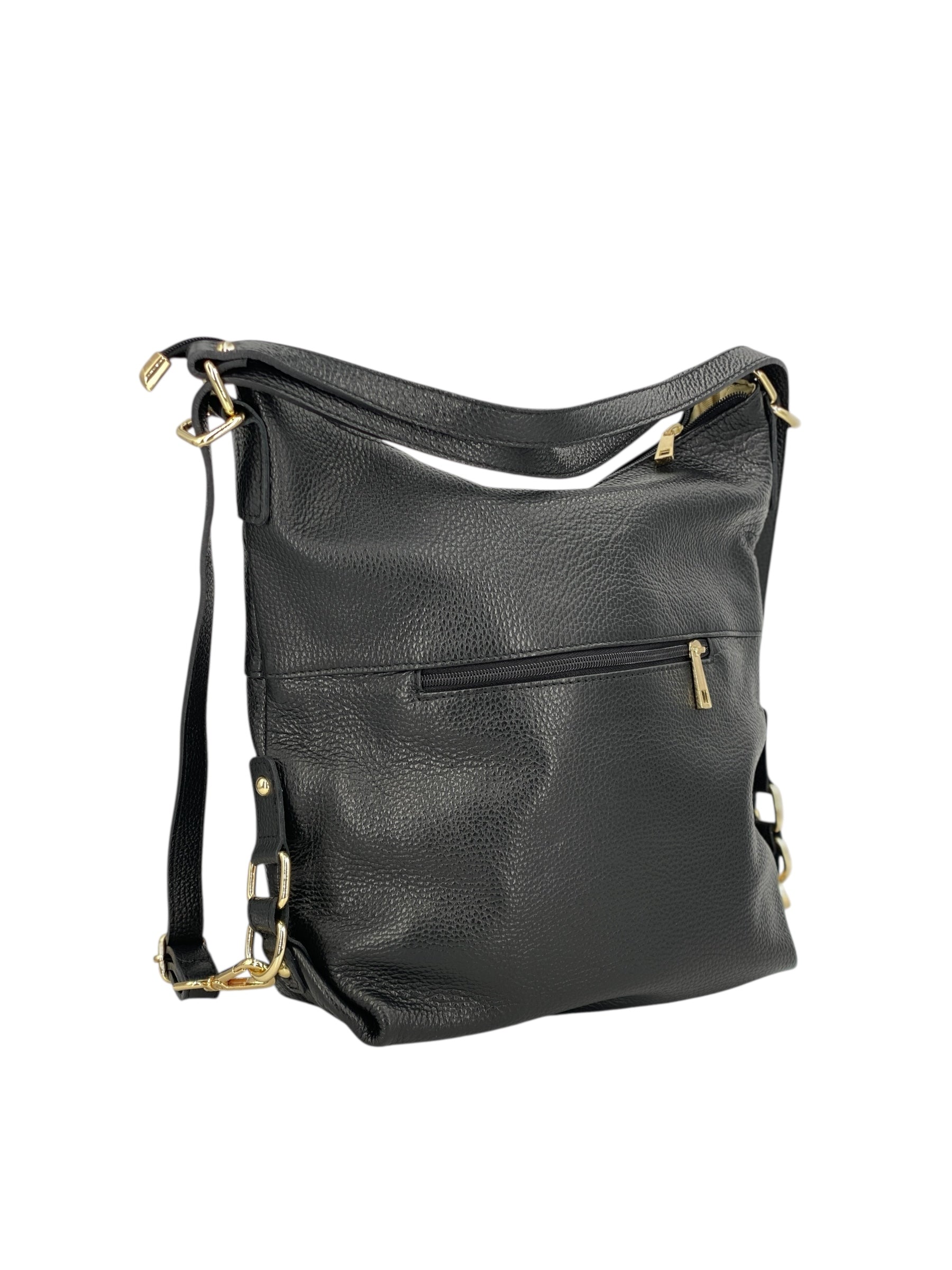 Romy – Borsa in Pelle Trasformabile a Spalla e Zaino