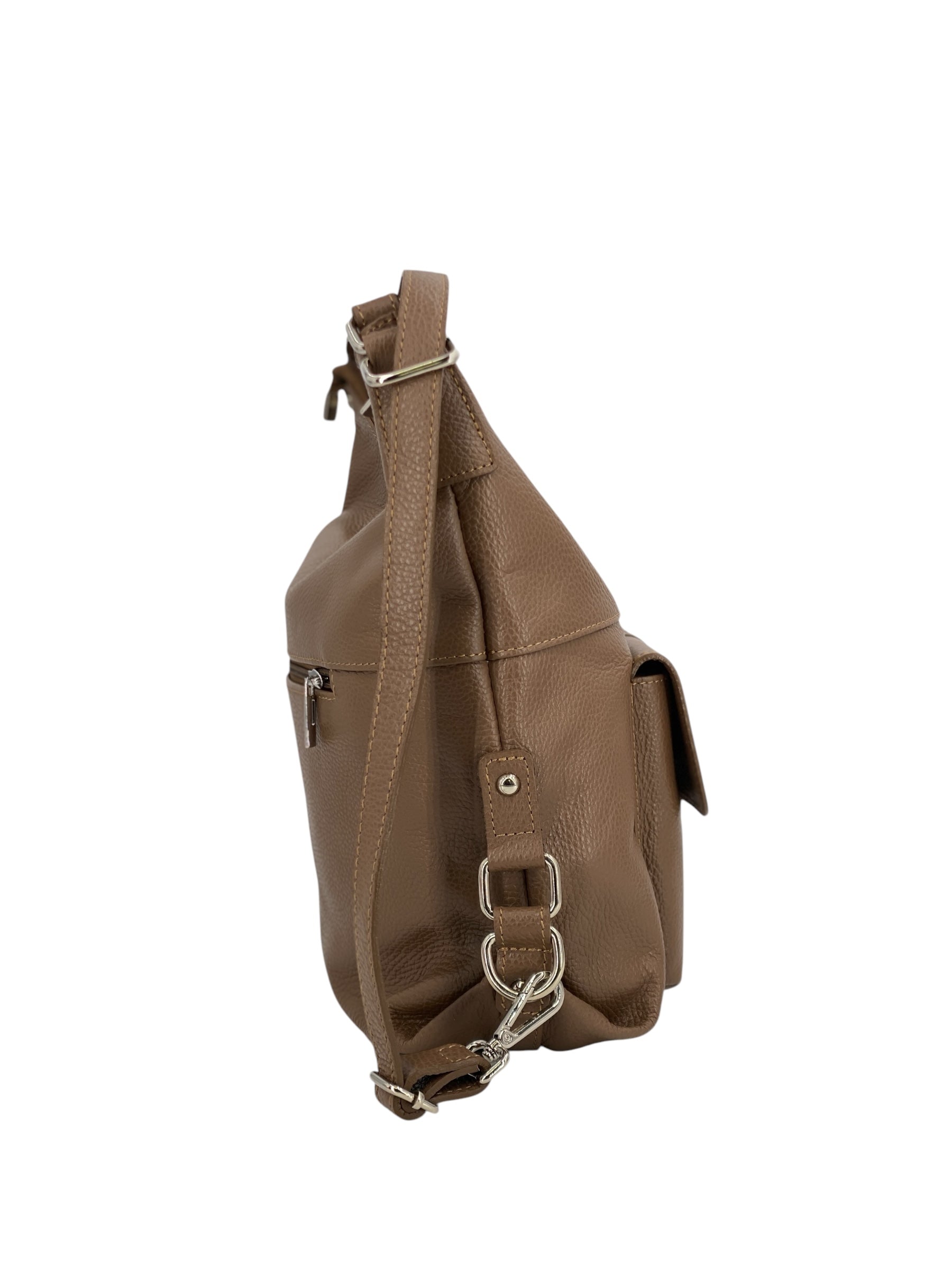 Romy – Borsa in Pelle Trasformabile a Spalla e Zaino