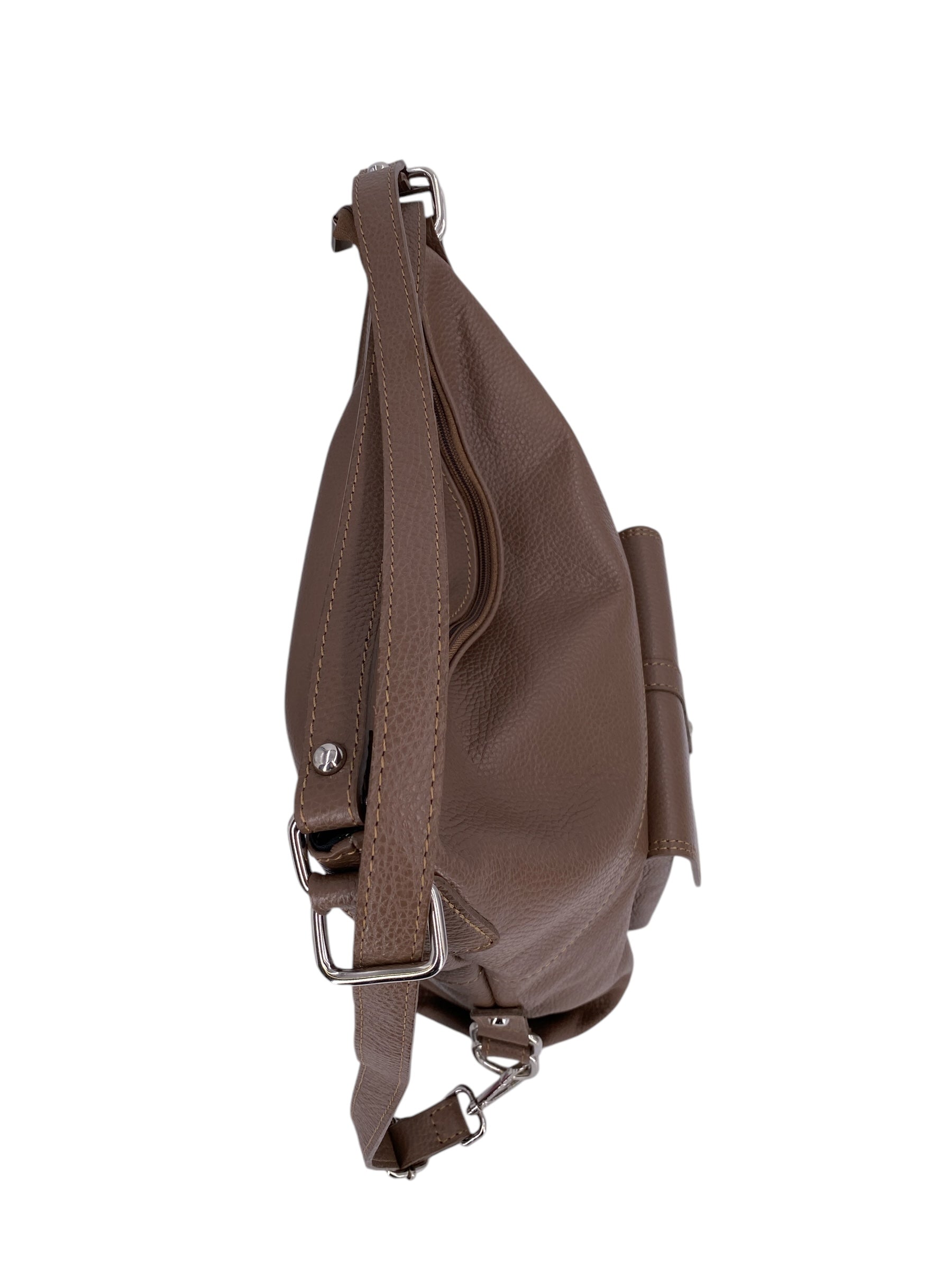 Romy – Borsa in Pelle Trasformabile a Spalla e Zaino