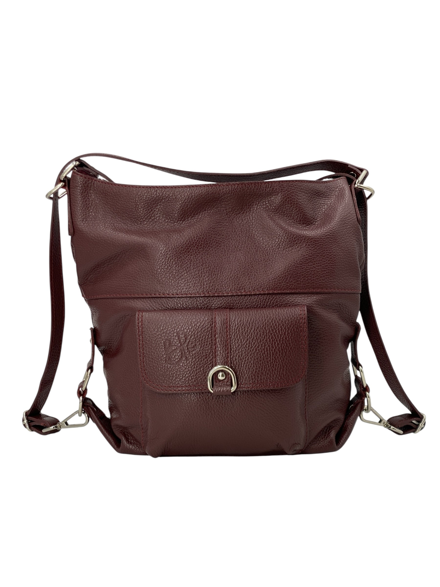 Romy – Borsa in Pelle Trasformabile a Spalla e Zaino