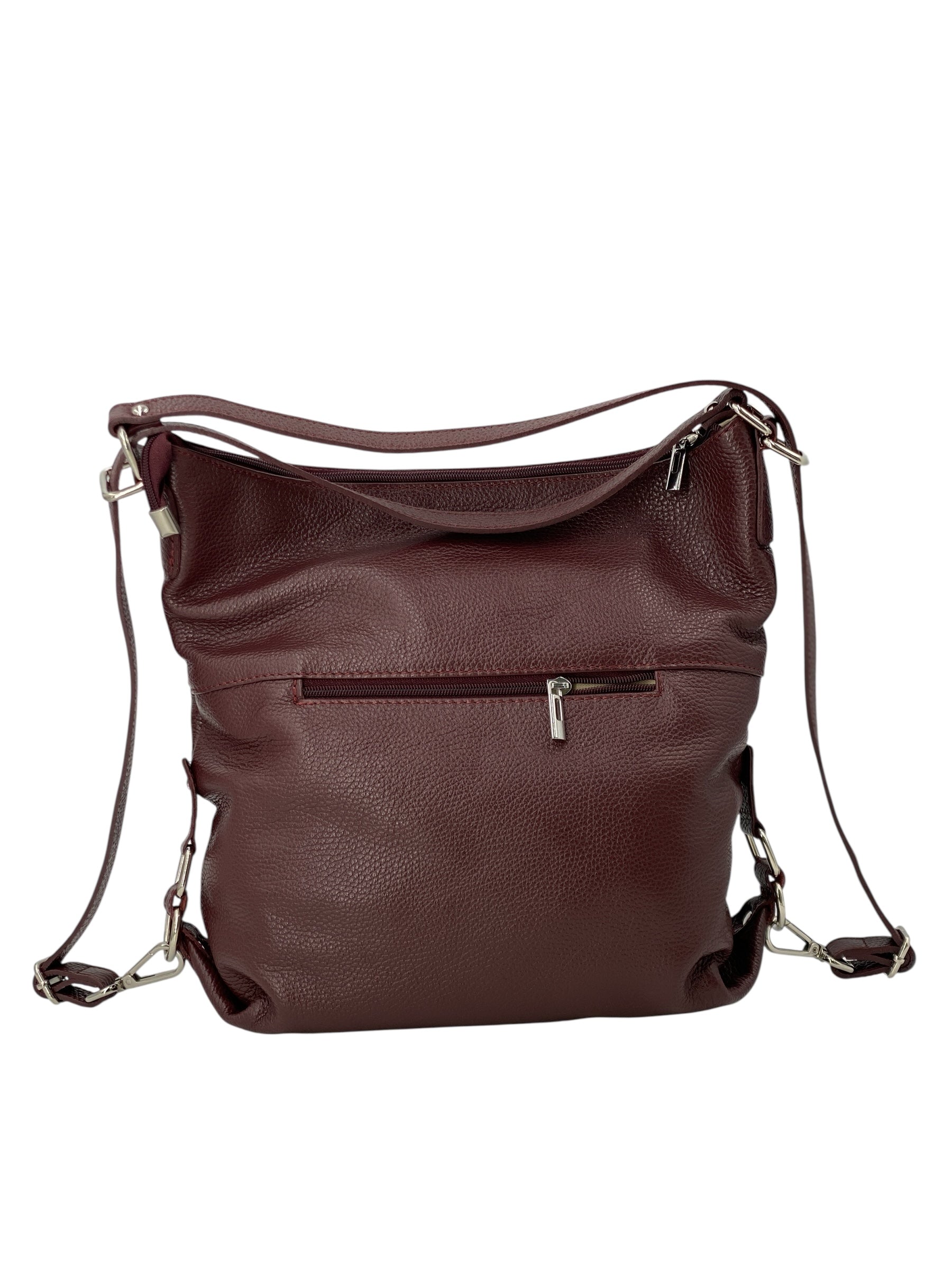 Romy – Borsa in Pelle Trasformabile a Spalla e Zaino