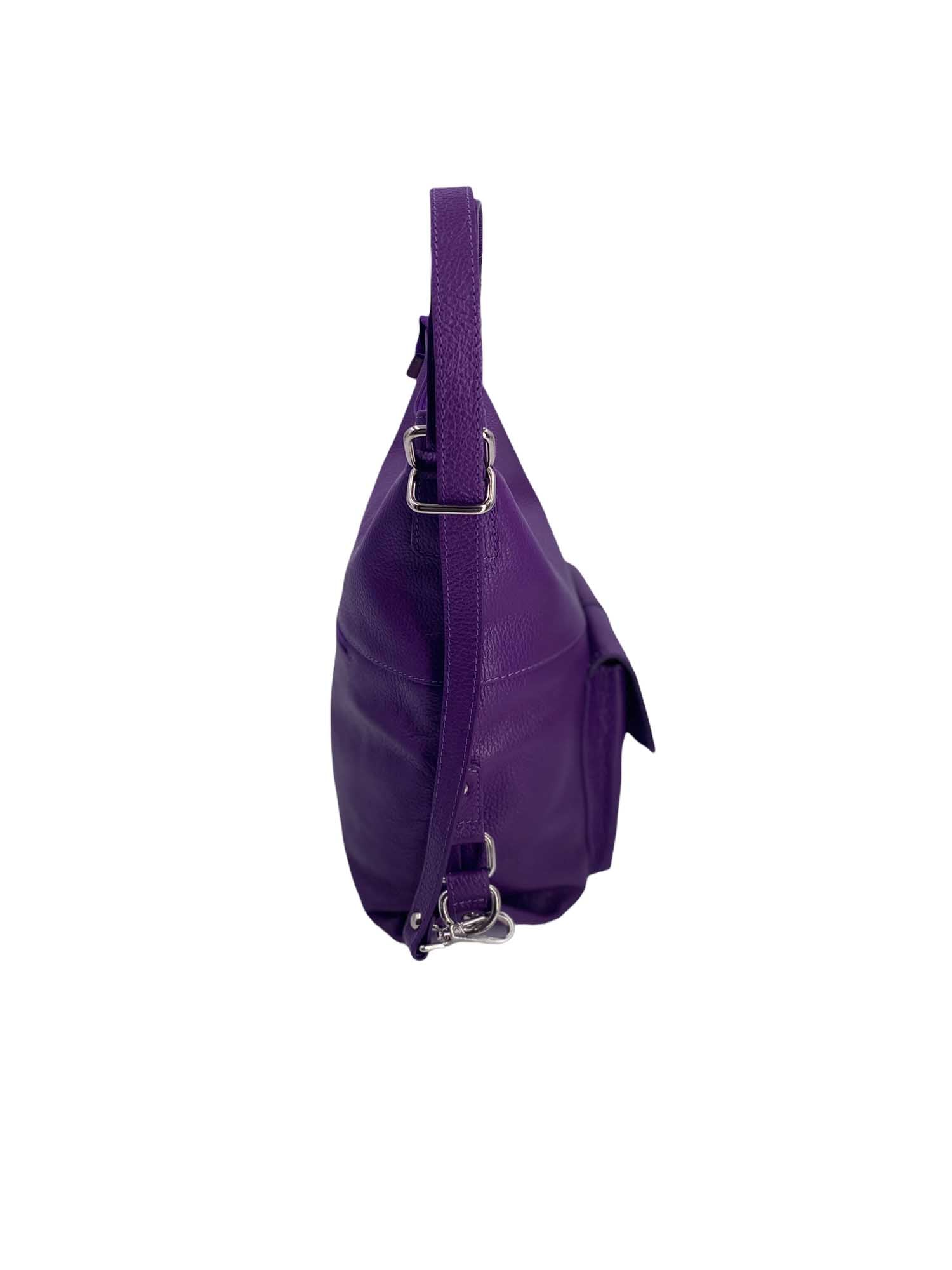Romy – Borsa in Pelle Trasformabile a Spalla e Zaino