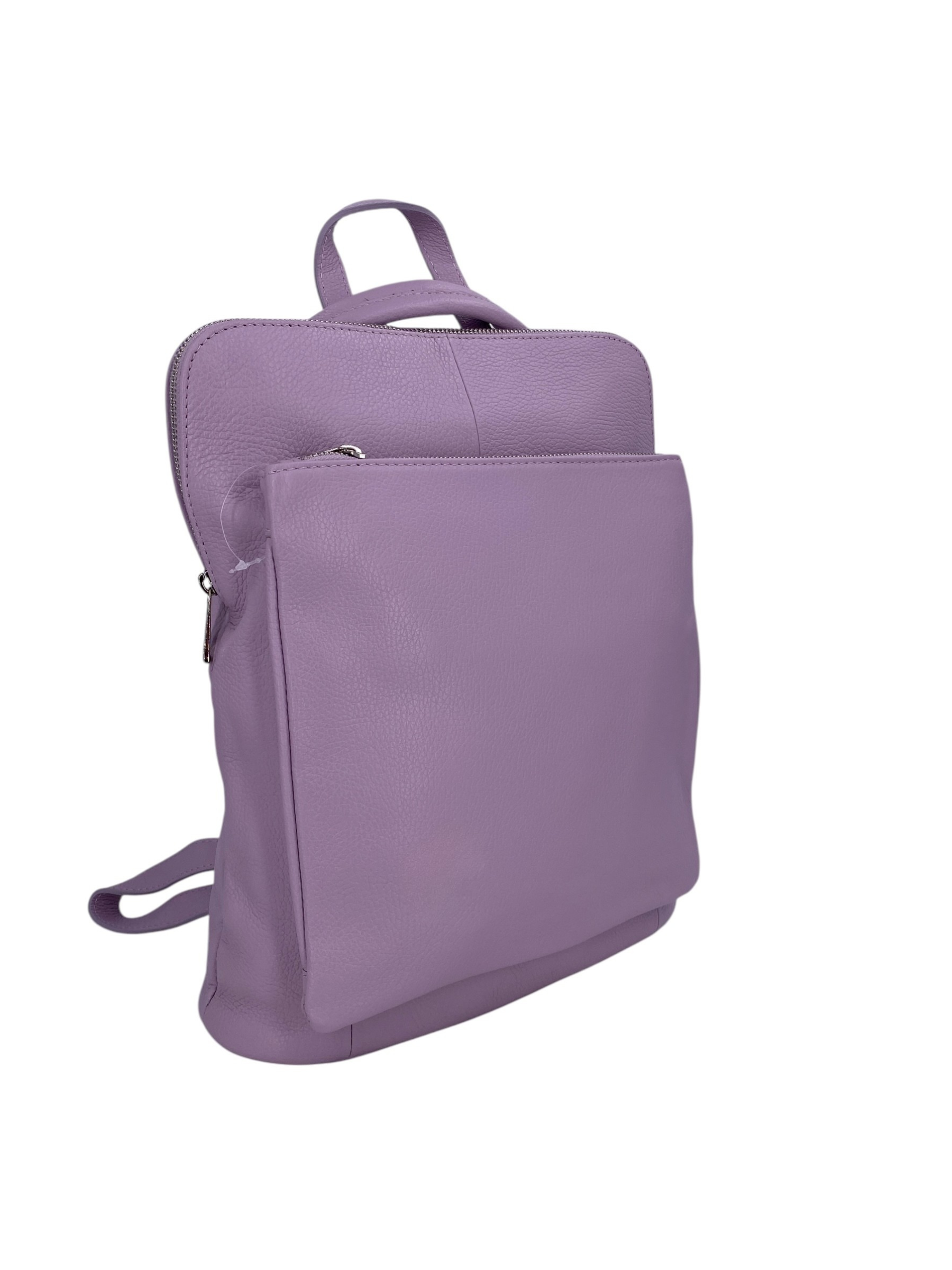 Zoe – Women's backpack in genuine Italian leather with adjustable shoulder straps, reinforced handle and large capacity