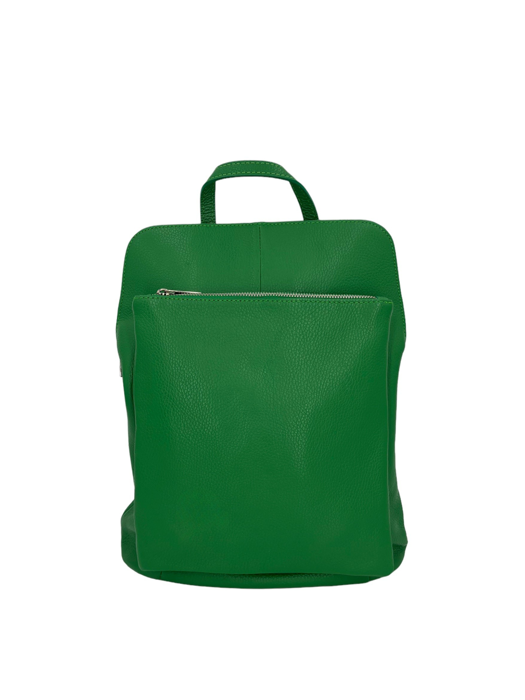 Zoe – Women's backpack in genuine Italian leather with adjustable shoulder straps, reinforced handle and large capacity
