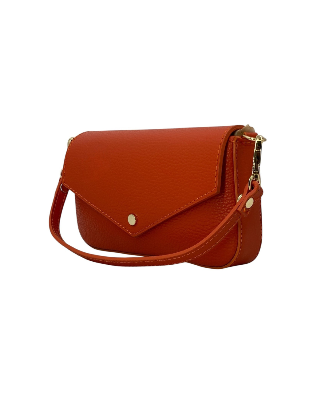 Alexane – Women's genuine Italian leather shoulder bag with gold chain strap