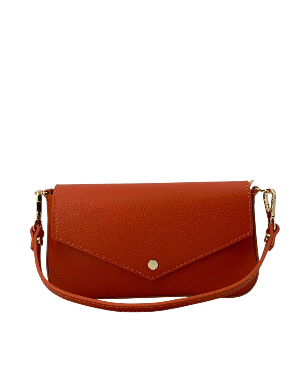 Alexane – Women's genuine Italian leather shoulder bag with gold chain strap
