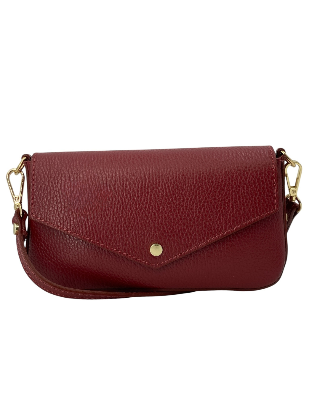 Alexane – Women's genuine Italian leather shoulder bag with gold chain strap