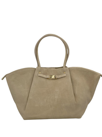 Babette – Shopper a mano e a spalla donna in camoscio italiano con manici doppi rinforzati e interno spazioso