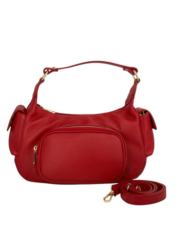 Esther – Borsa a tracolla donna in vera pelle italiana con interno a scomparti multipli