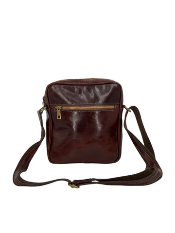 Antoine – Borsello uomo in vera pelle italiana con tracolla regolabile