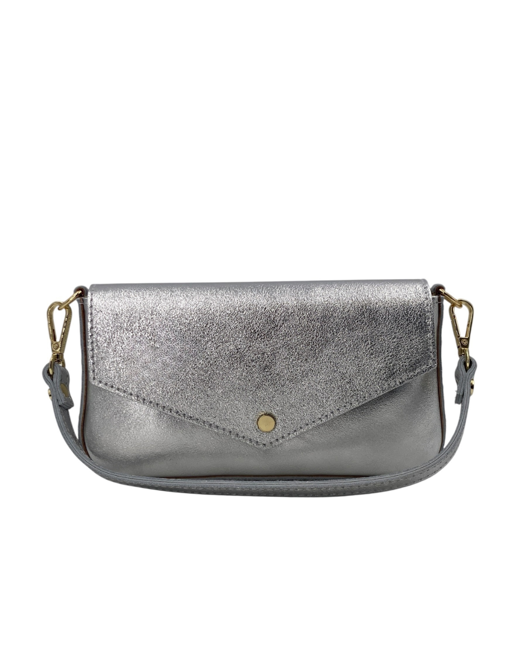 Alexane – Women's genuine Italian leather shoulder bag with gold chain strap