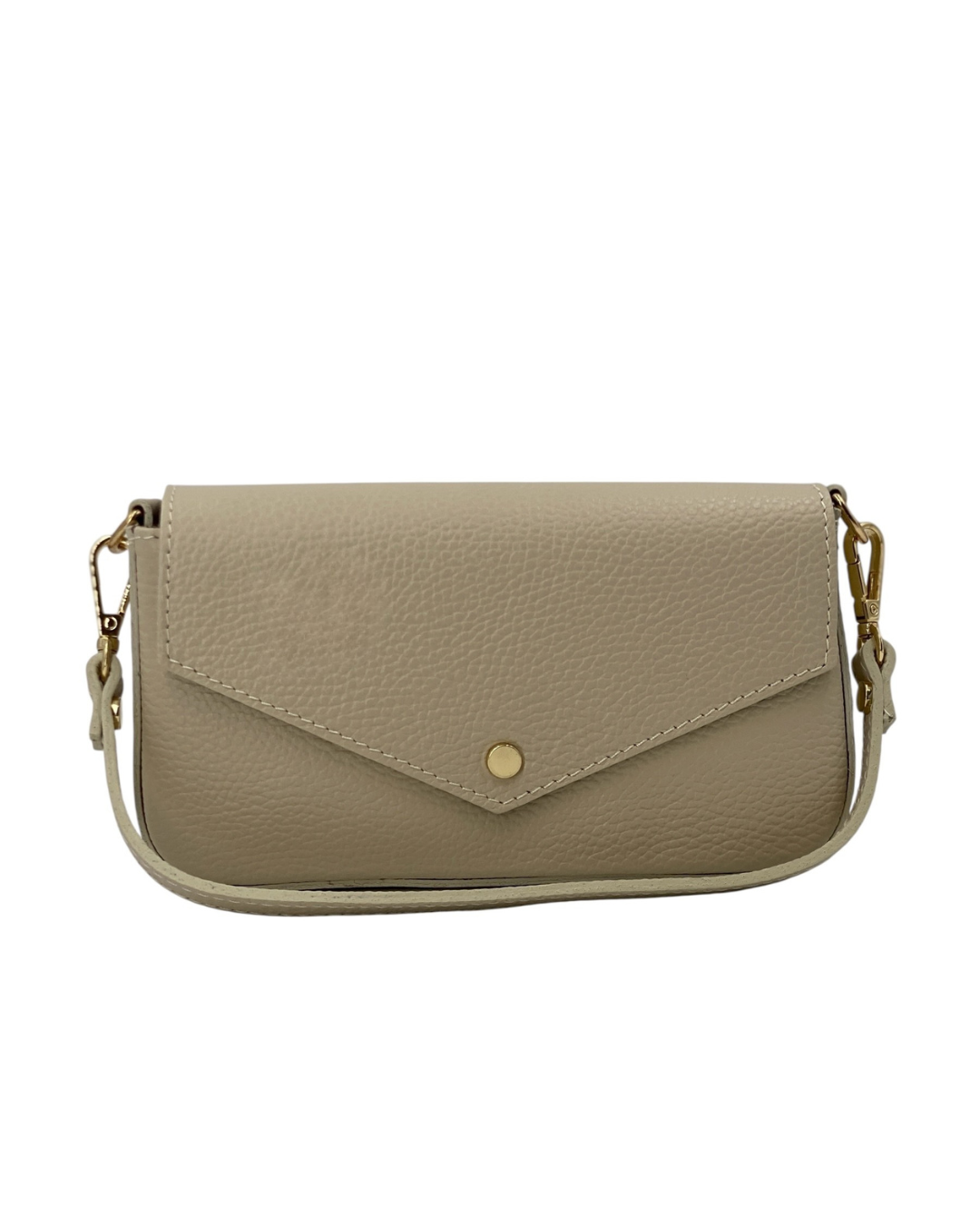 Alexane – Women's genuine Italian leather shoulder bag with gold chain strap