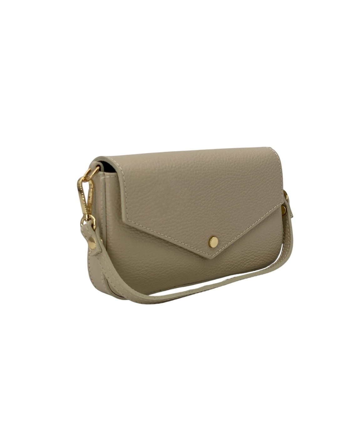 Alexane – Women's genuine Italian leather shoulder bag with gold chain strap
