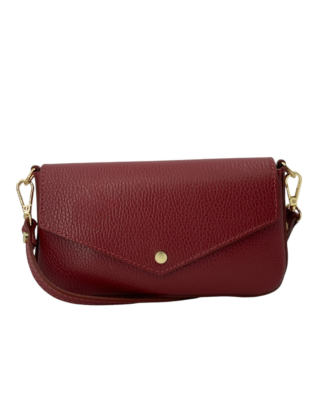 Alexane – Women's genuine Italian leather shoulder bag with gold chain strap