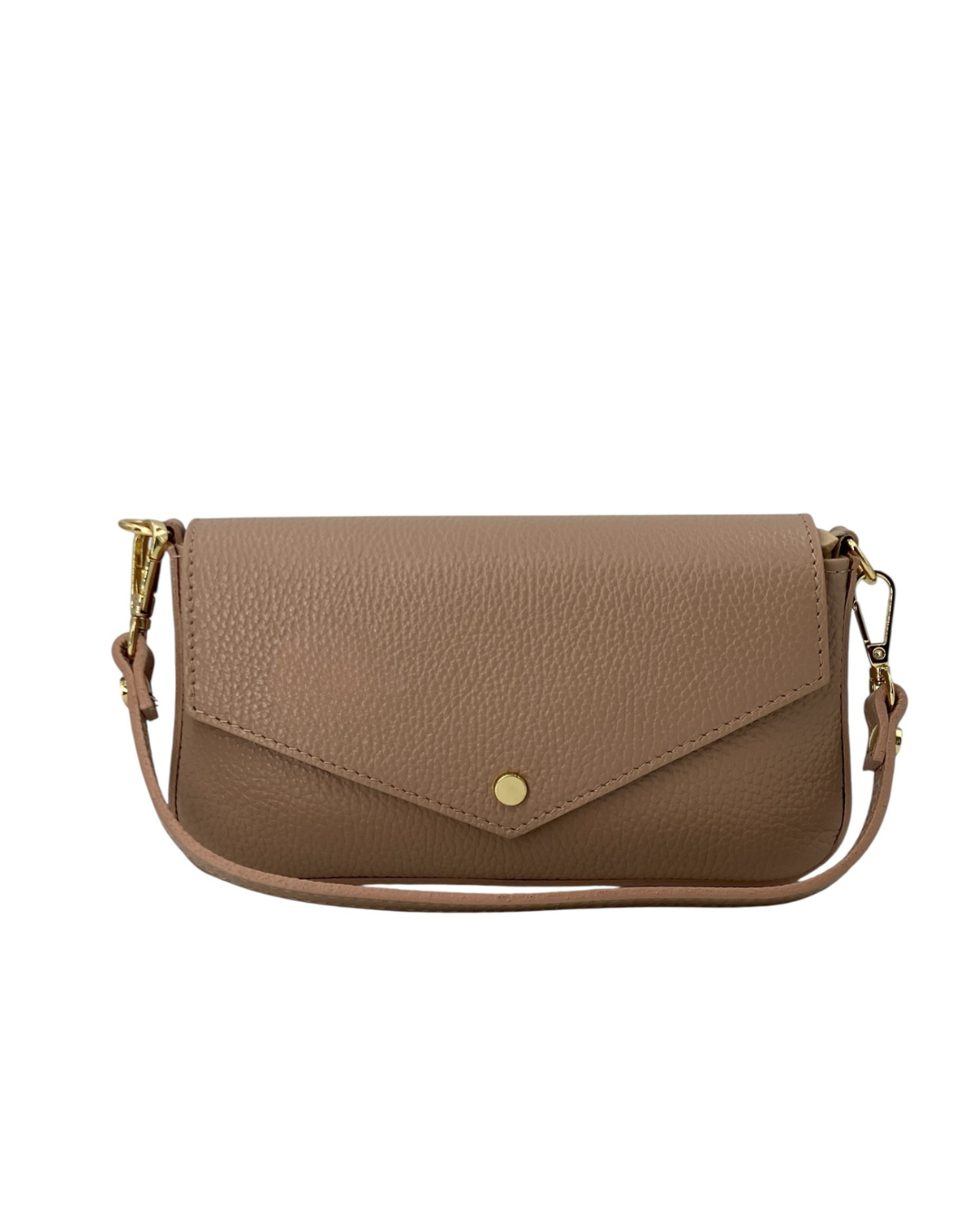 Alexane – Women's genuine Italian leather shoulder bag with gold chain strap
