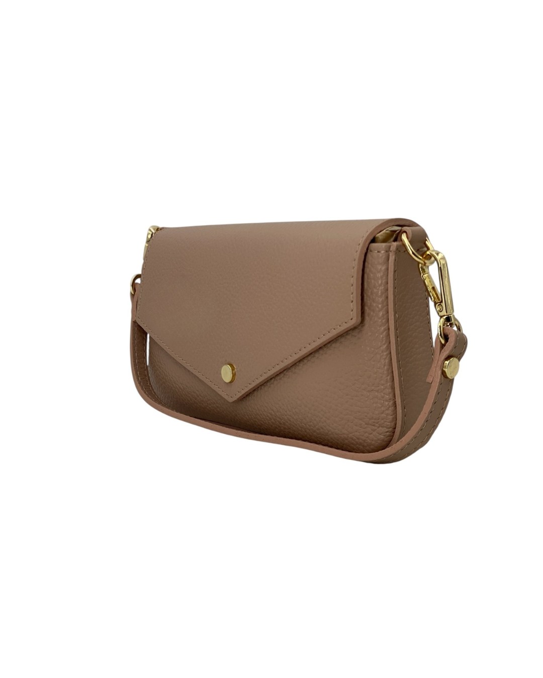 Alexane – Women's genuine Italian leather shoulder bag with gold chain strap