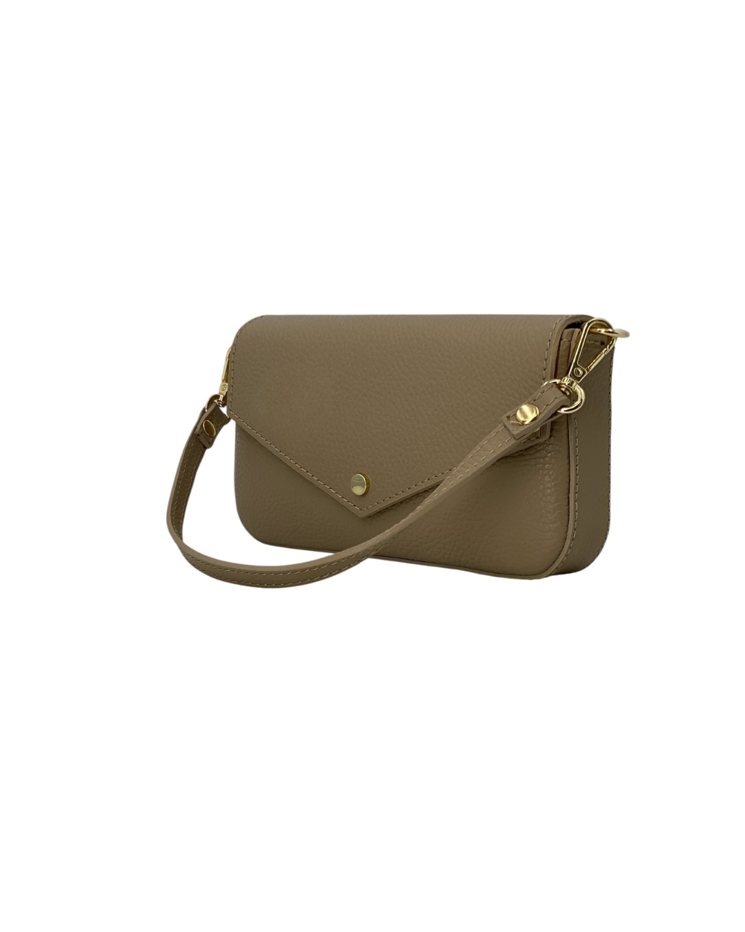 Alexane – Women's genuine Italian leather shoulder bag with gold chain strap