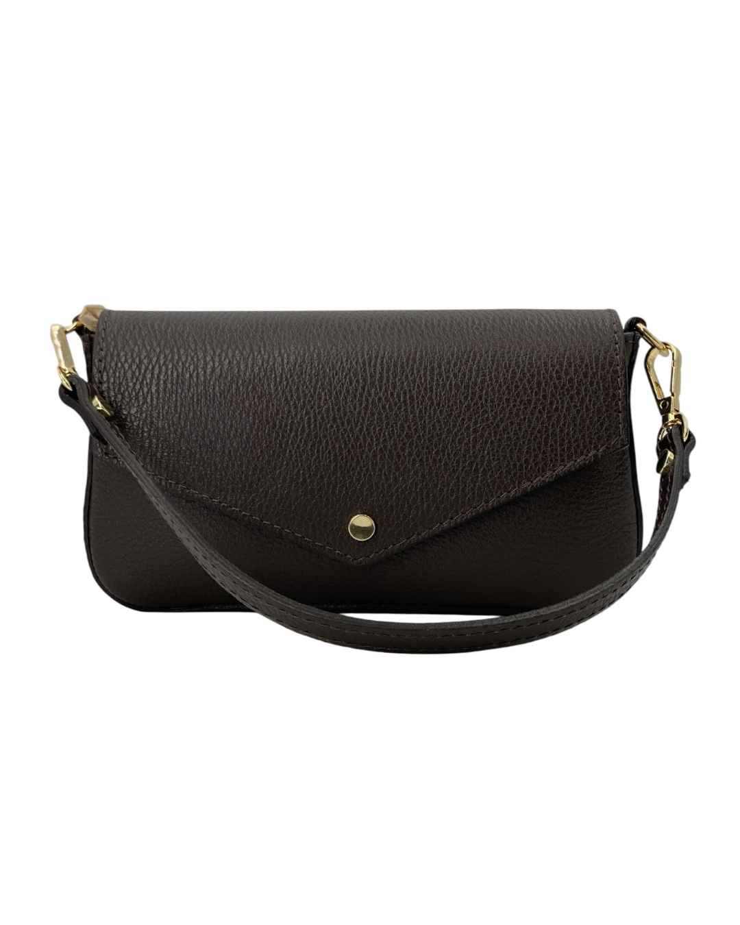 Alexane – Women's genuine Italian leather shoulder bag with gold chain strap