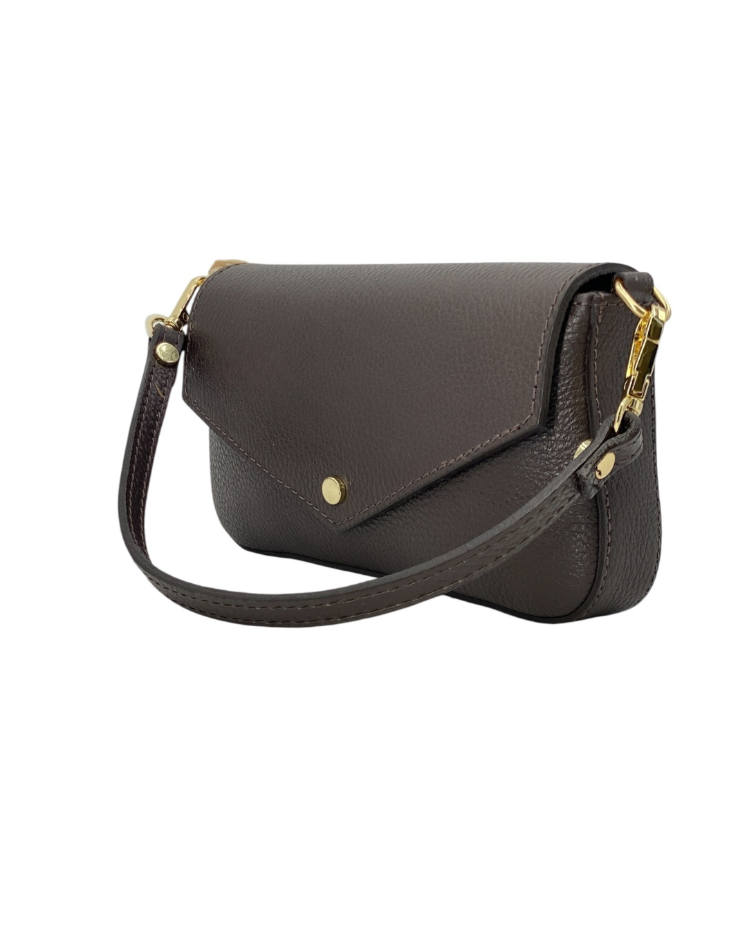 Alexane – Women's genuine Italian leather shoulder bag with gold chain strap