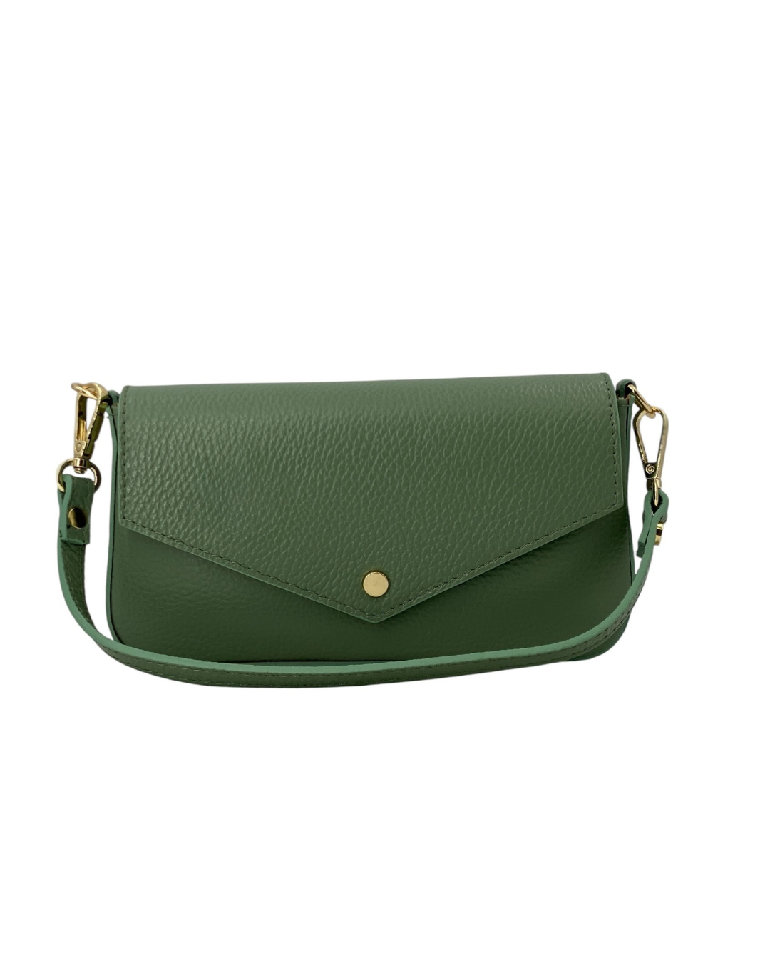 Alexane – Women's genuine Italian leather shoulder bag with gold chain strap