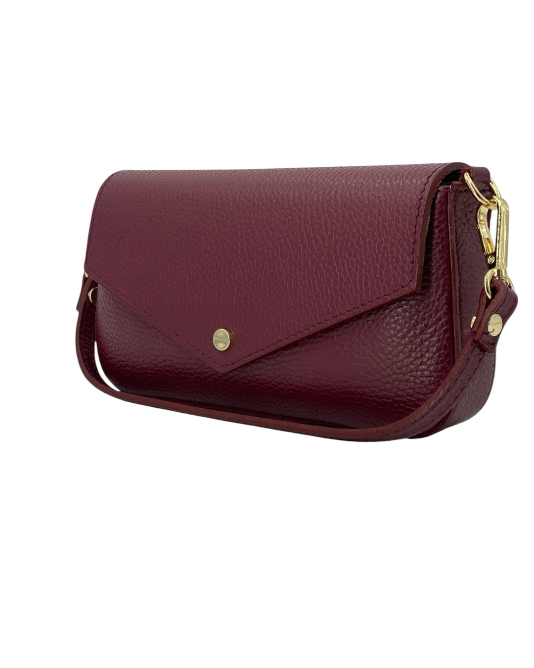 Alexane – Women's genuine Italian leather shoulder bag with gold chain strap