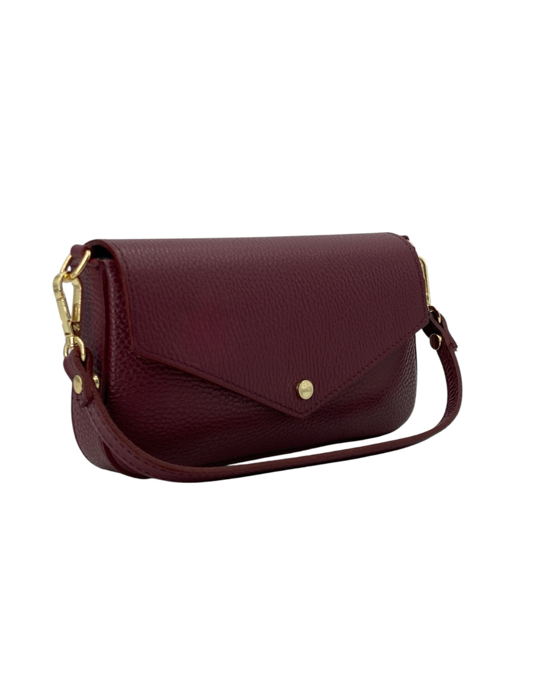 Alexane – Women's genuine Italian leather shoulder bag with gold chain strap