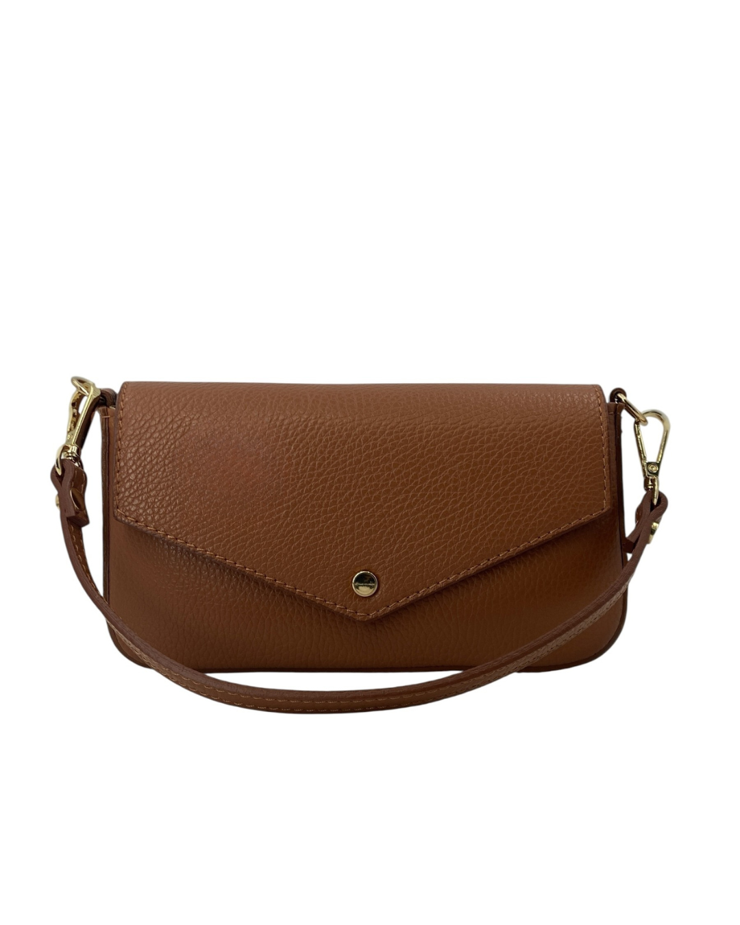 Alexane – Women's genuine Italian leather shoulder bag with gold chain strap