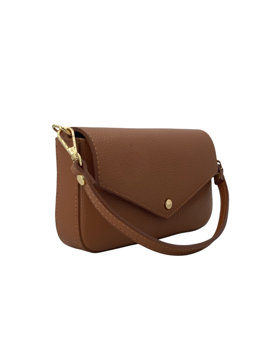 Alexane – Women's genuine Italian leather shoulder bag with gold chain strap