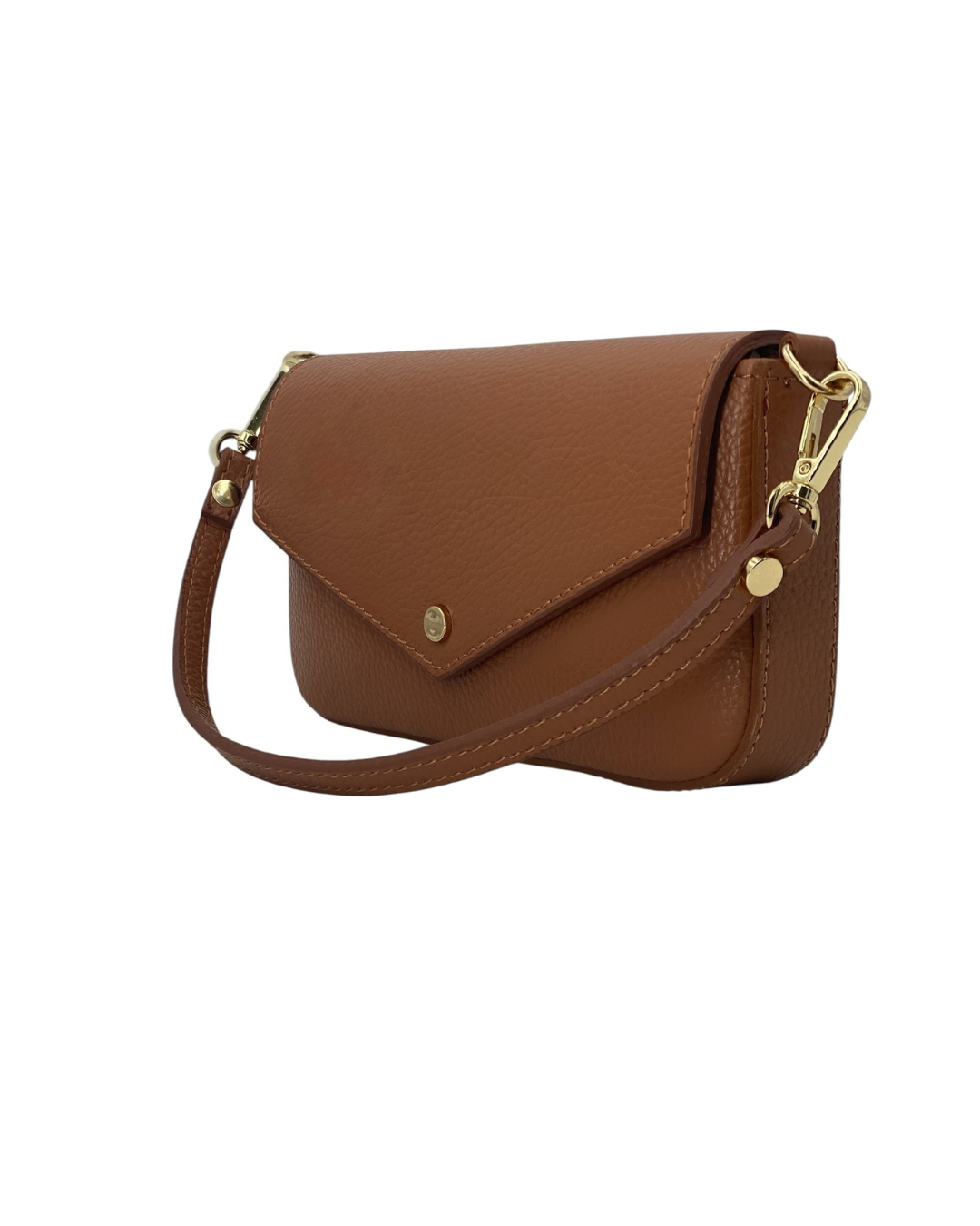 Alexane – Women's genuine Italian leather shoulder bag with gold chain strap