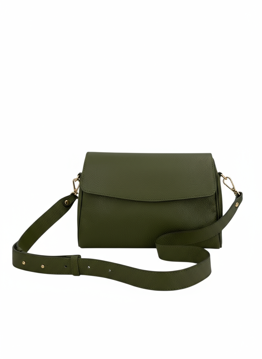 Alicia – Damen Schulter- und Crossbody-Tasche aus 100 % hochwertigem italienischem Echtleder