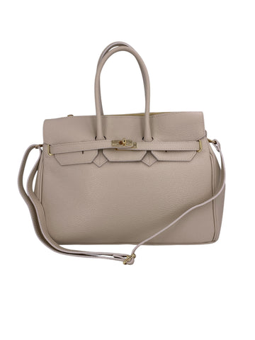 Juliette – Borsa a mano e a tracolla donna in vera pelle italiana con manici doppi rinforzati e interno foderato