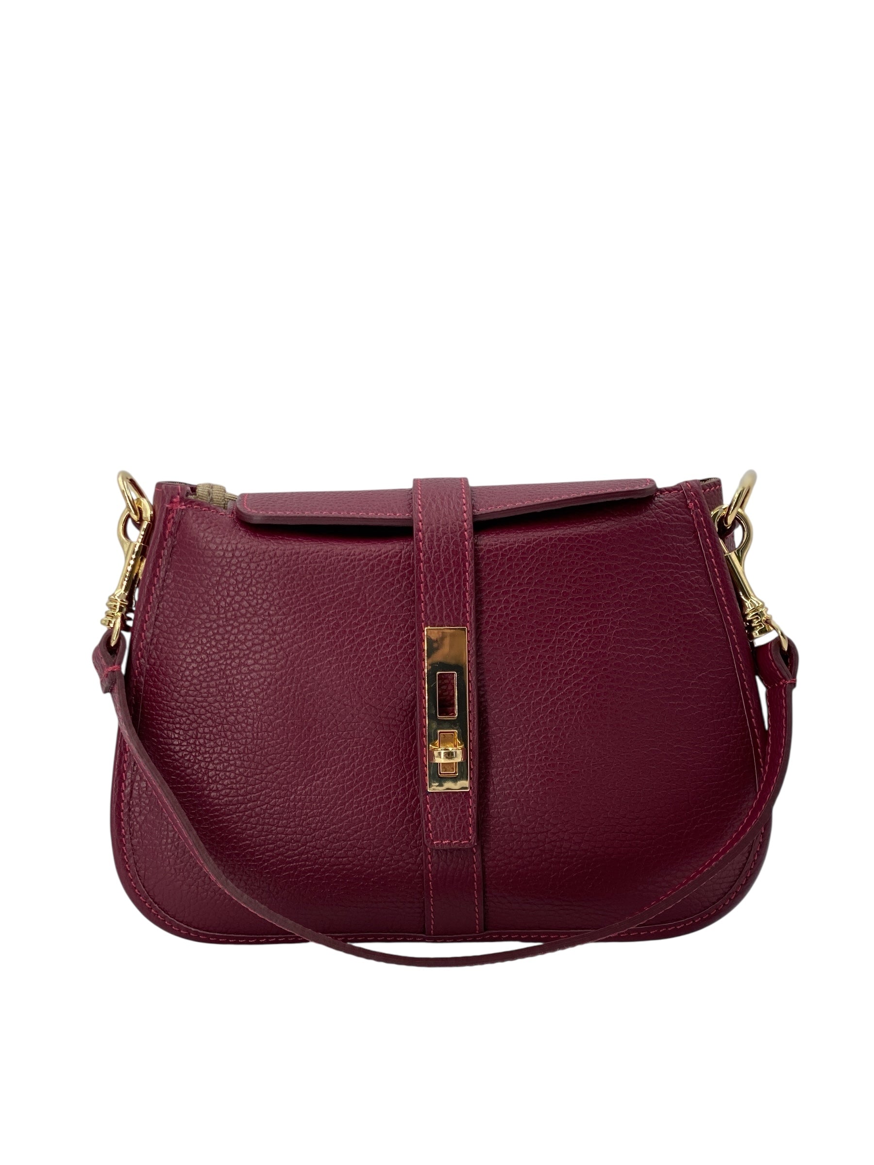  Borsa a spalla e crossbody donna in vera pelle di vitello 100% italiana